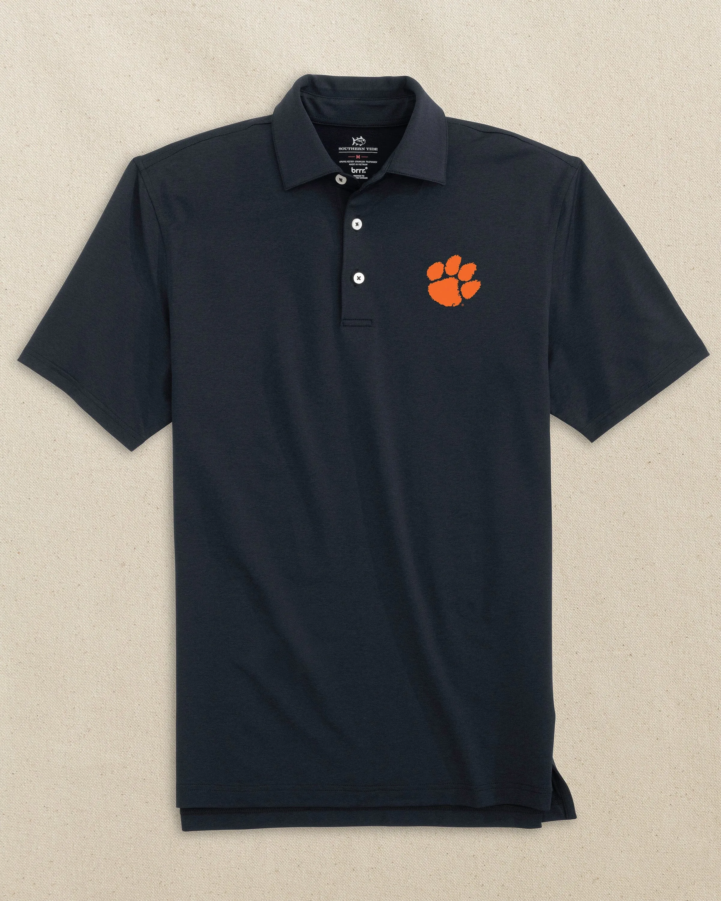 Clemson Tigers brrr°®-eeze Heather Performance Polo sold by Southern Tide