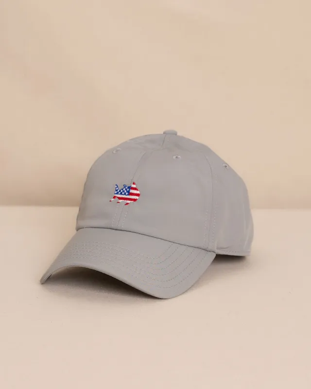 USA Flag Skipjack Performance Hat sold by Southern Tide