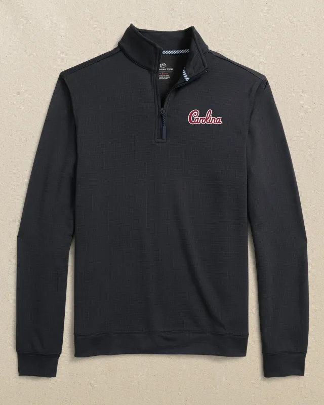 USC Gamecocks Schooner Quarter Zip - Carolina Script sold by Southern Tide