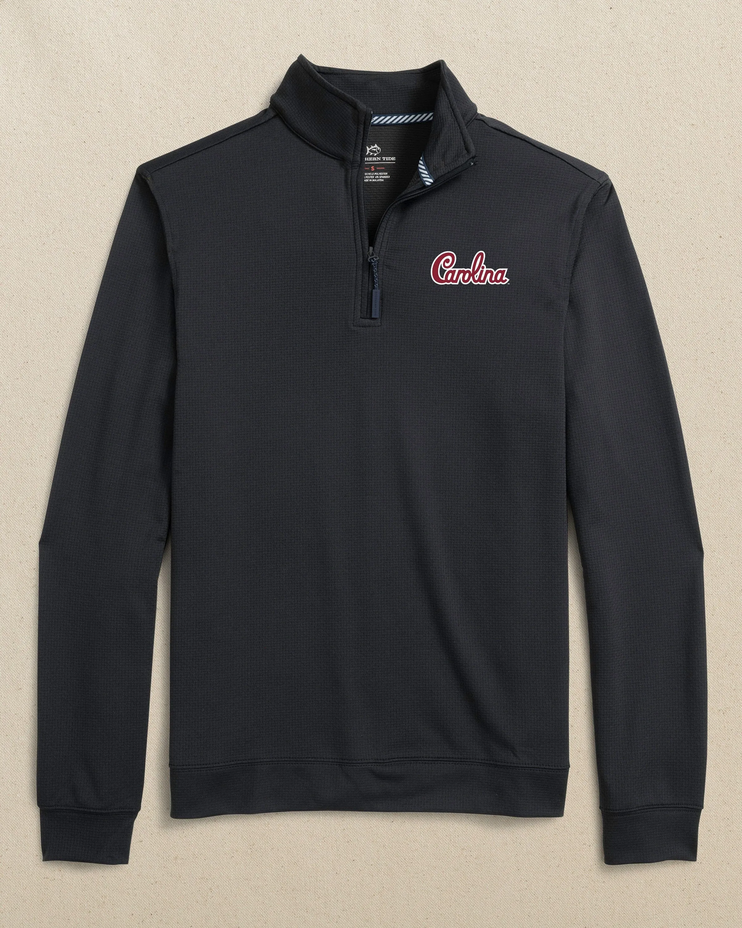 USC Gamecocks Schooner Quarter Zip - Carolina Script sold by Southern Tide
