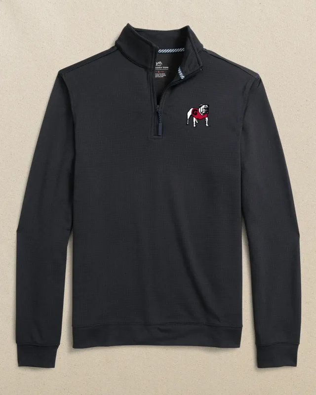 Georgia Bulldogs Schooner Quarter Zip sold by Southern Tide