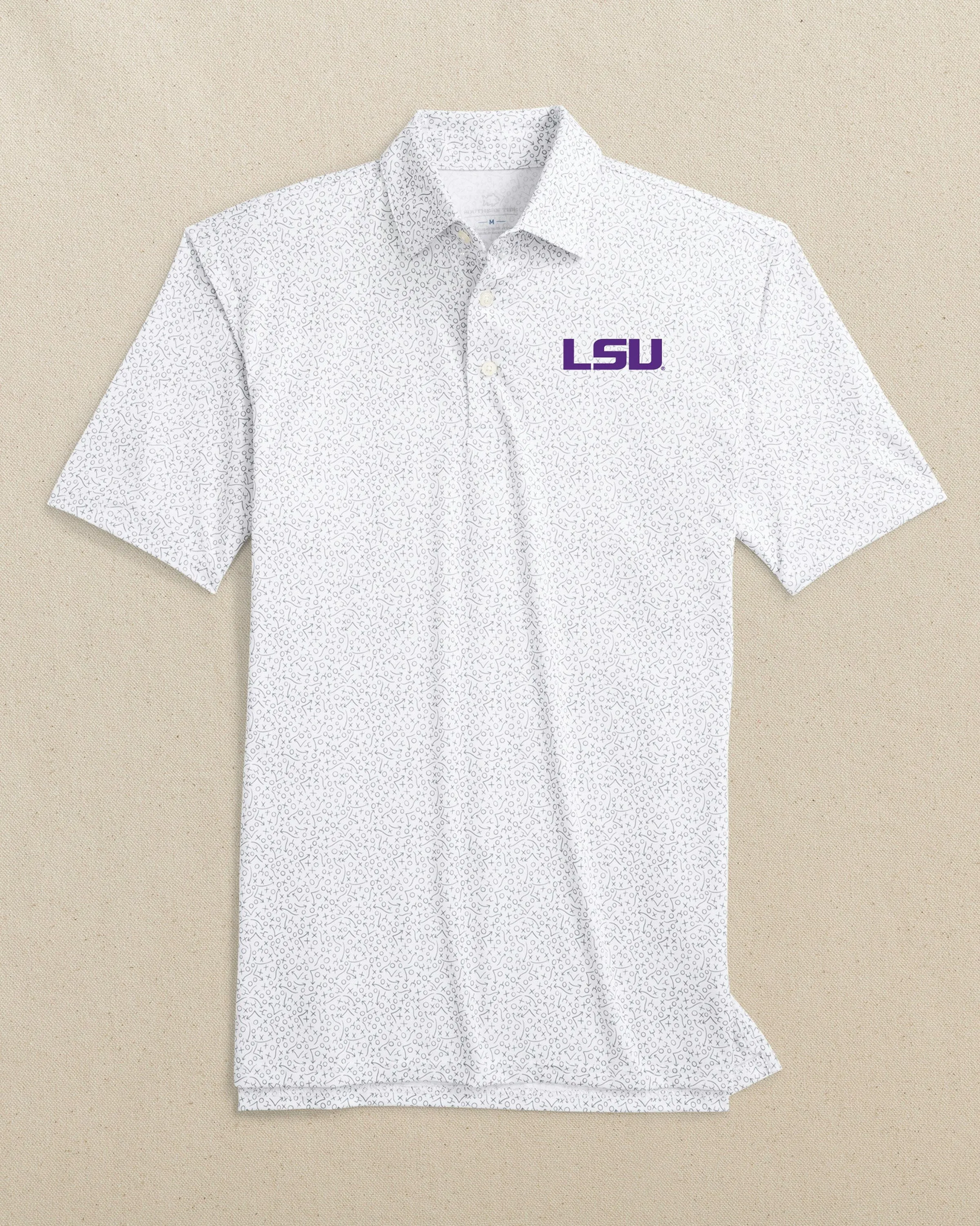 LSU Tigers Driver Gameplay Polo sold by Southern Tide