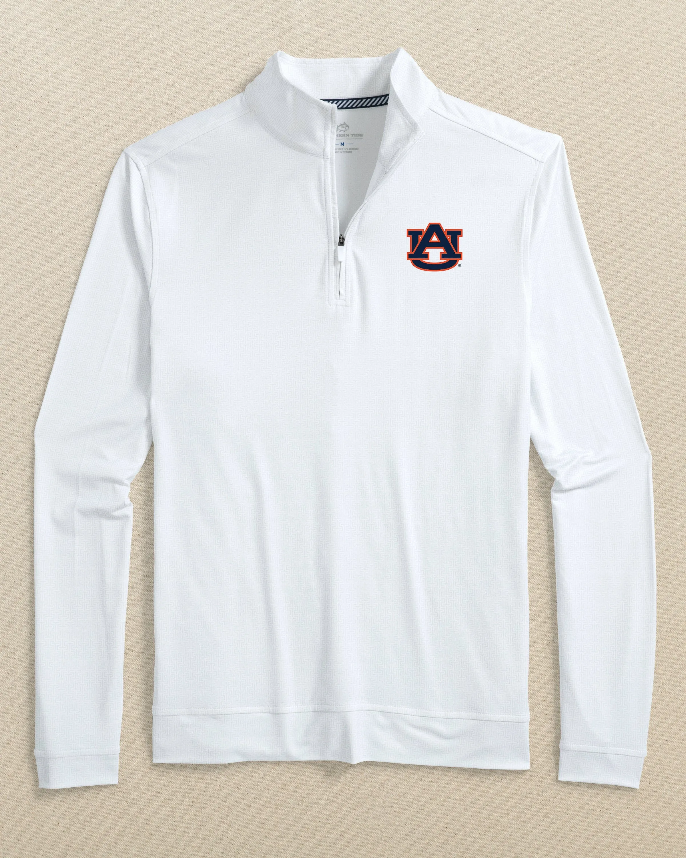 Auburn Tigers Cruiser ST Geo Printed Quarter Zip sold by Southern Tide