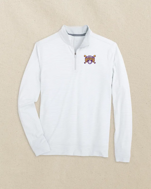 LSU 2025 Baseball National Champions Cruiser Quarter Zip sold by Southern Tide