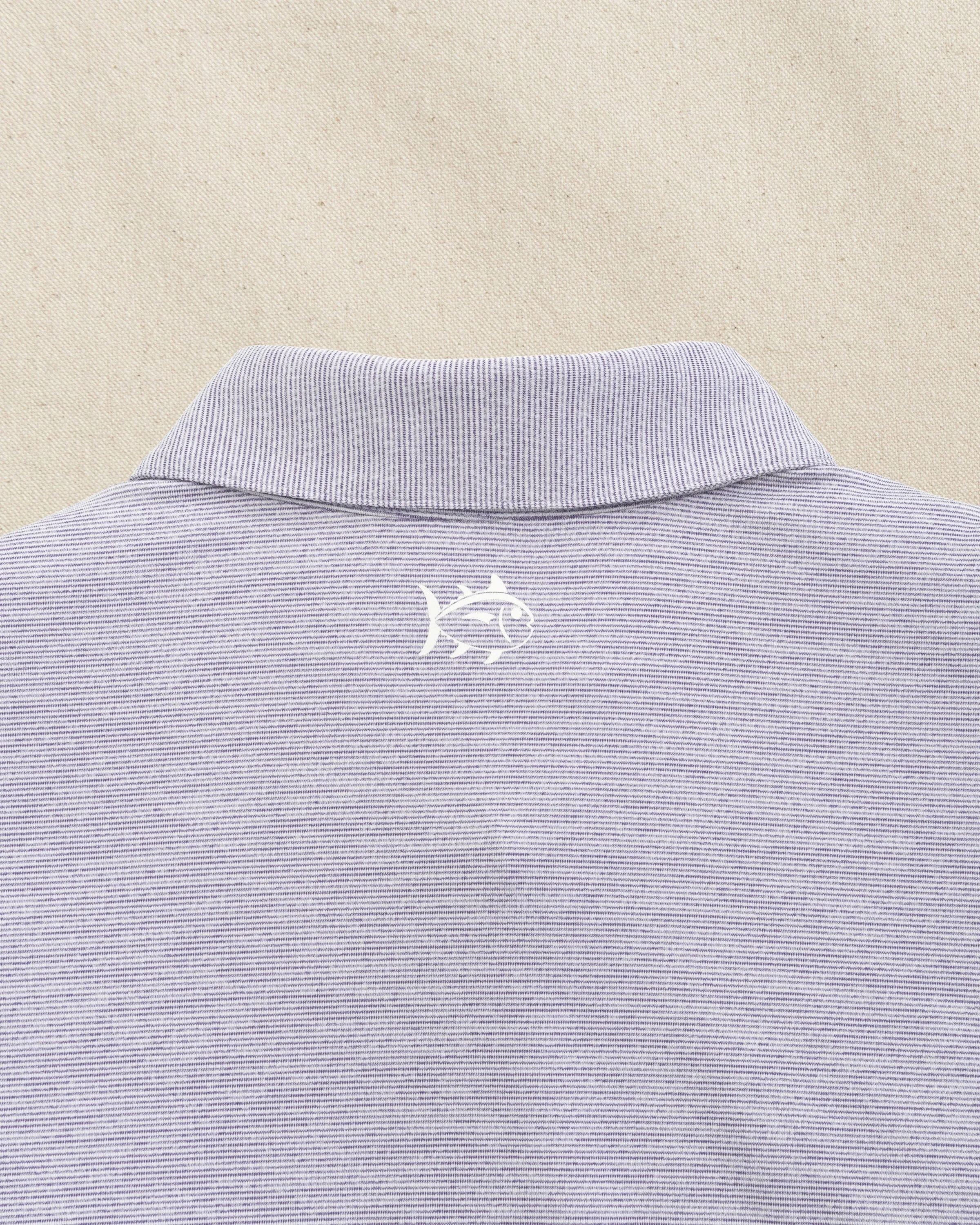 LSU 2025 Baseball National Champions Driver Spacedye Polo sold by Southern Tide product image thumbnail 3