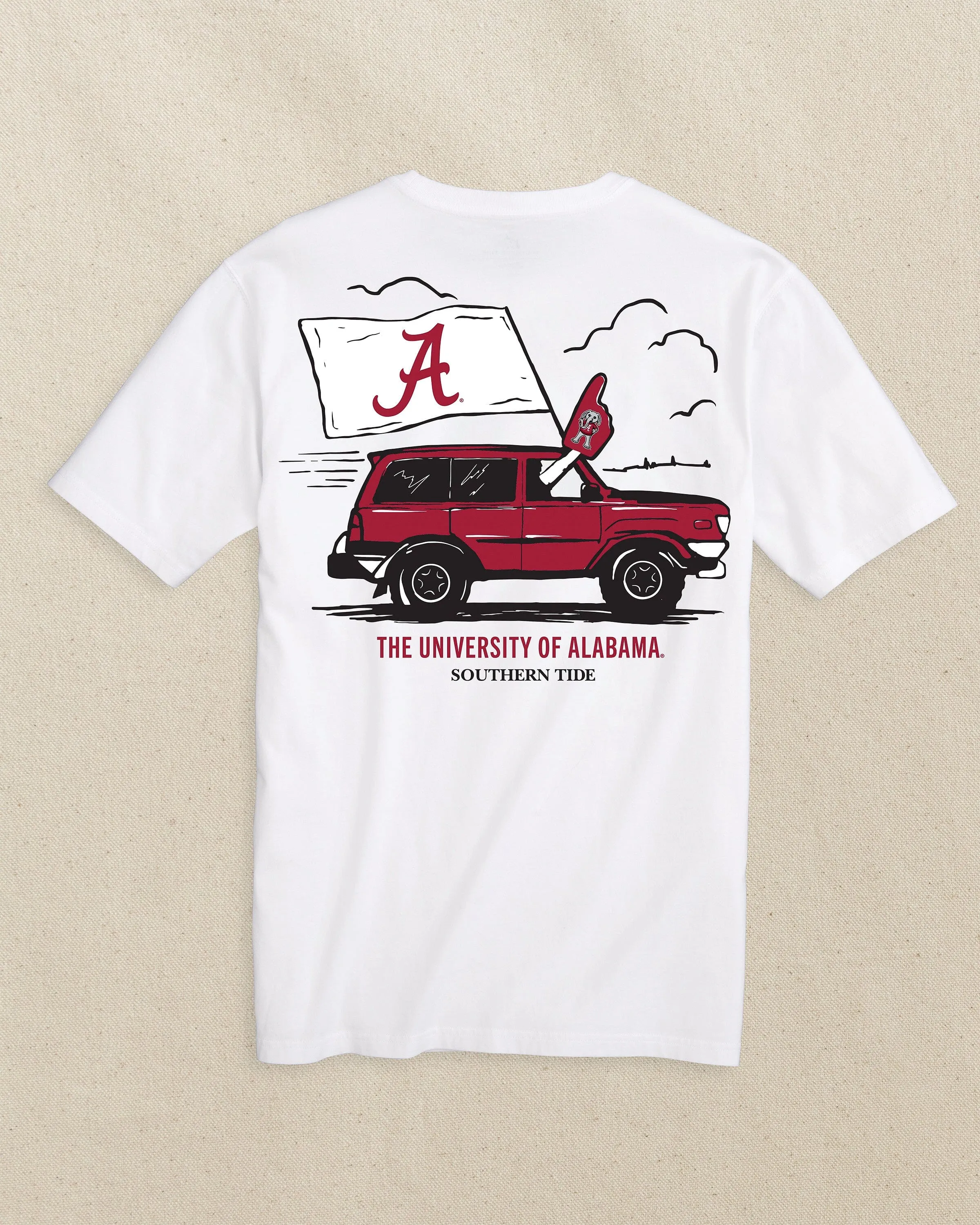 Alabama Crimson Tide Game Bound Short Sleeve T-Shirt sold by Southern Tide