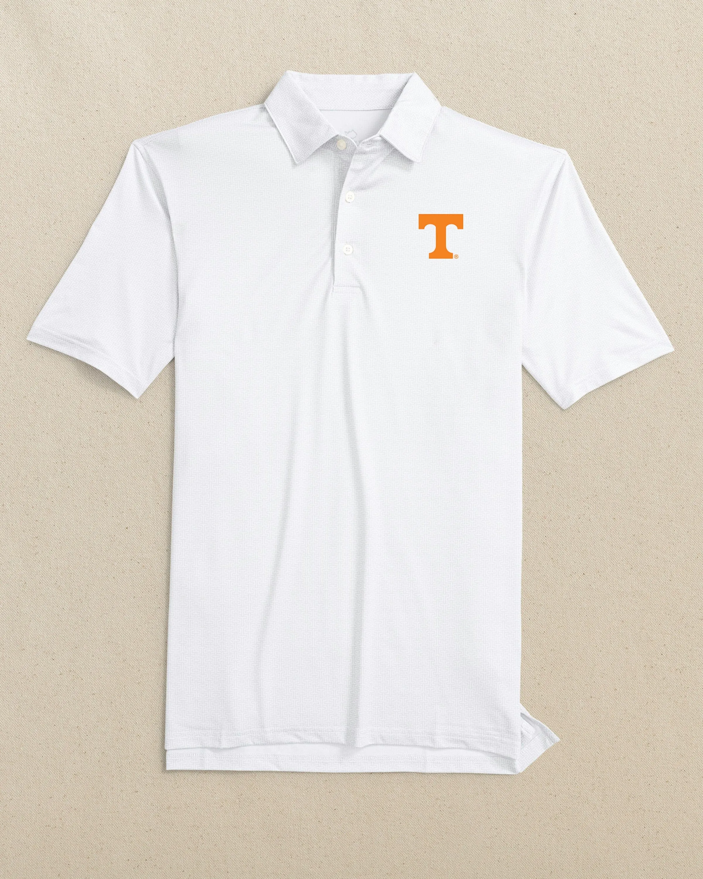 Tennessee Vols Driver ST Geo Printed Polo sold by Southern Tide