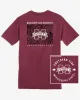 Mississippi State Bulldogs Halftone Monstera T-Shirt sold by Southern Tide