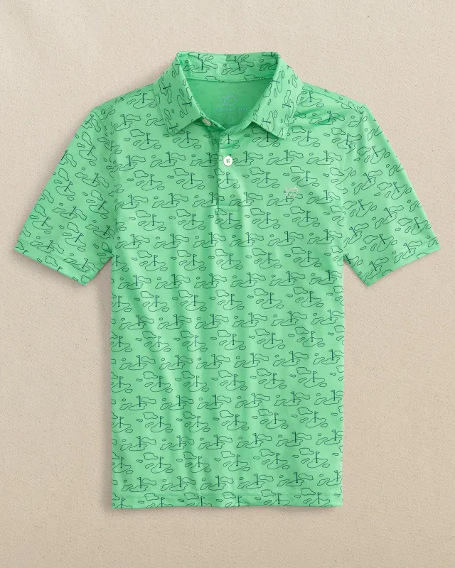 Boys Caddy Performance Polo sold by Southern Tide