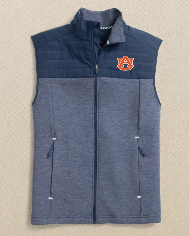 Auburn Tigers Coligny Quilted Vest made by Southern Tide