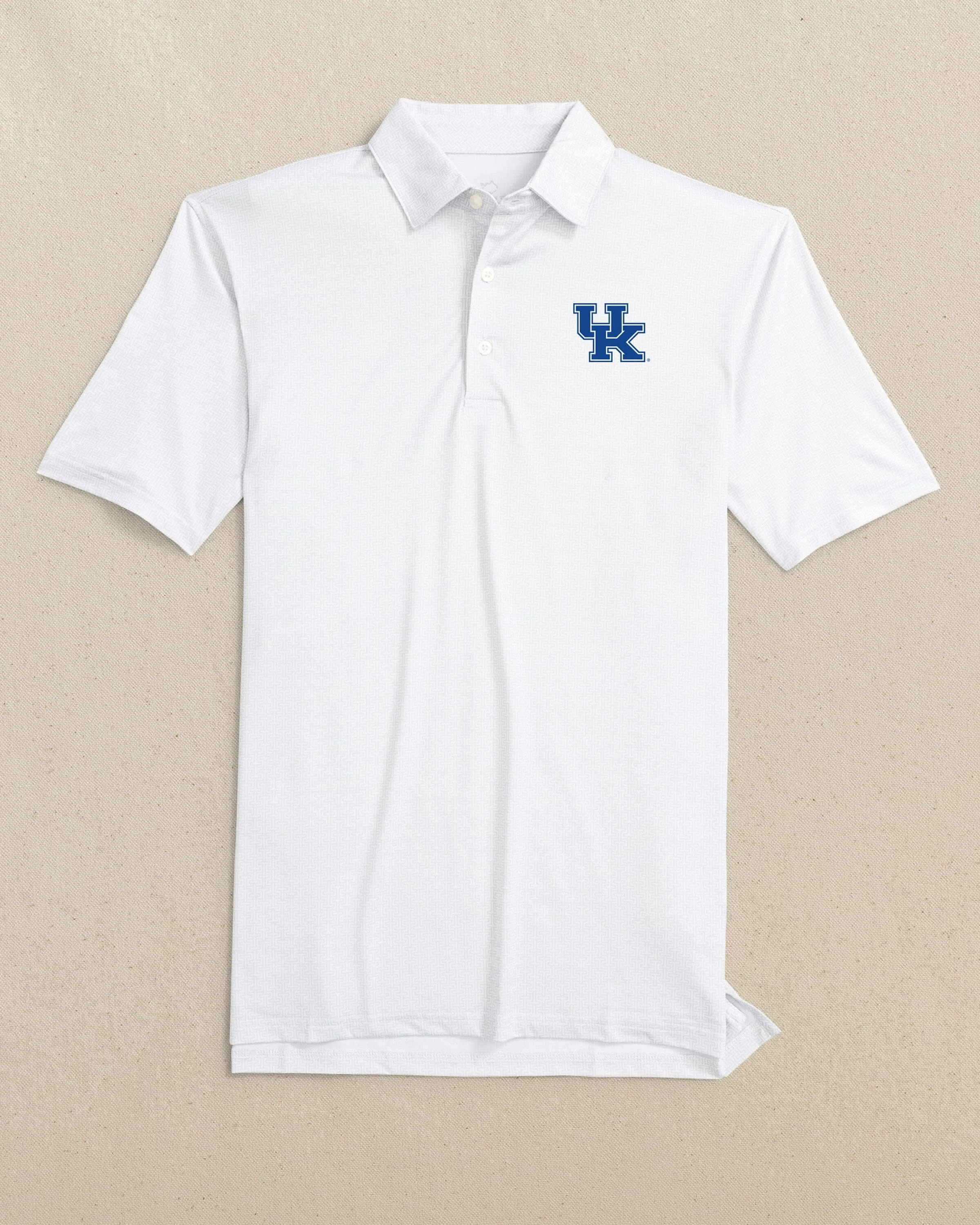 Kentucky Wildcats Driver ST Geo Printed Polo sold by Southern Tide