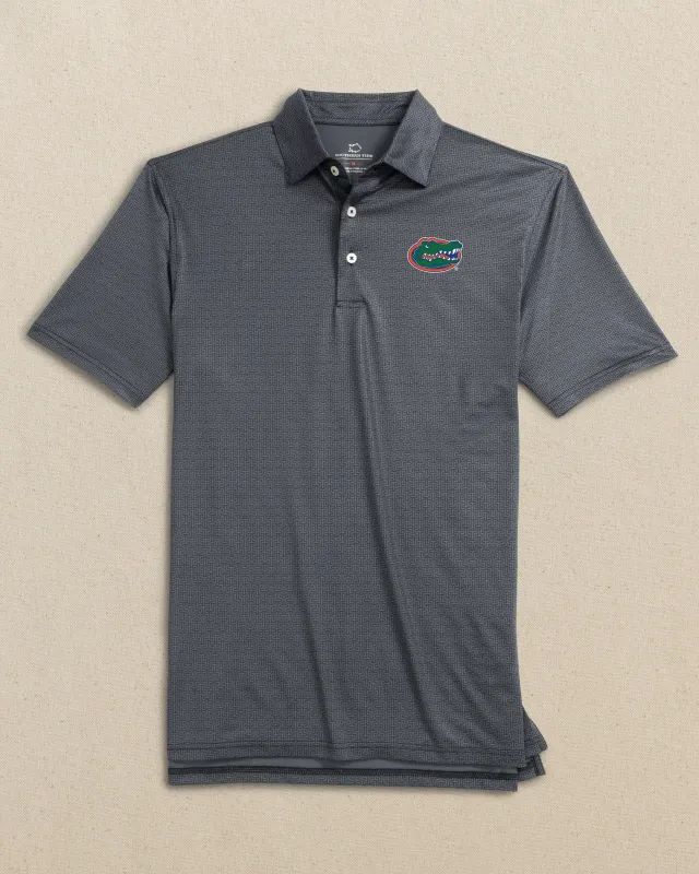 Florida Gators Driver ST Geo Printed Polo sold by Southern Tide