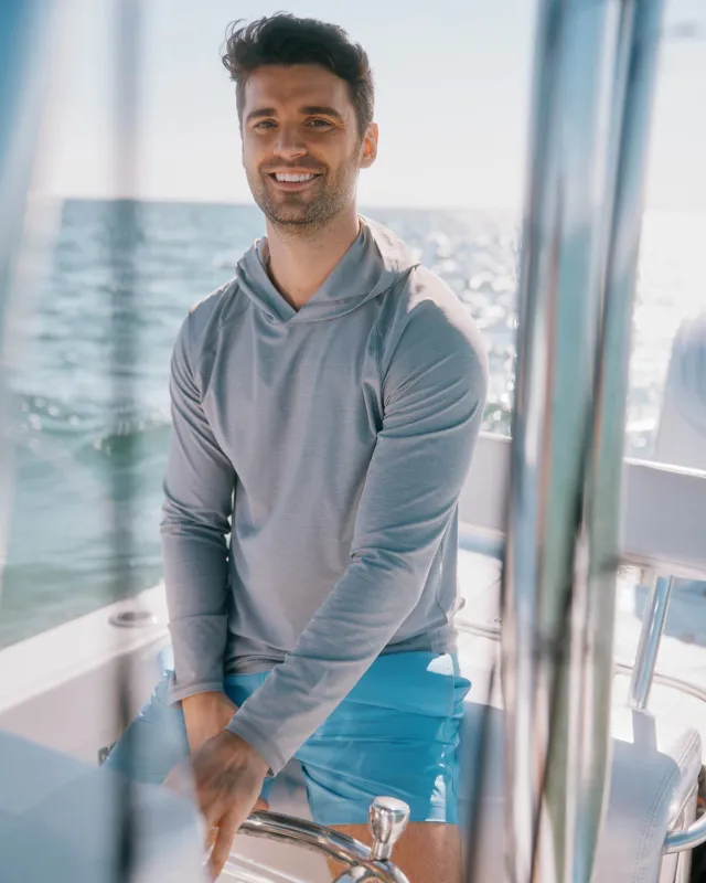 brrr°®-illiant Performance Hoodie - Steel Grey sold by Southern Tide