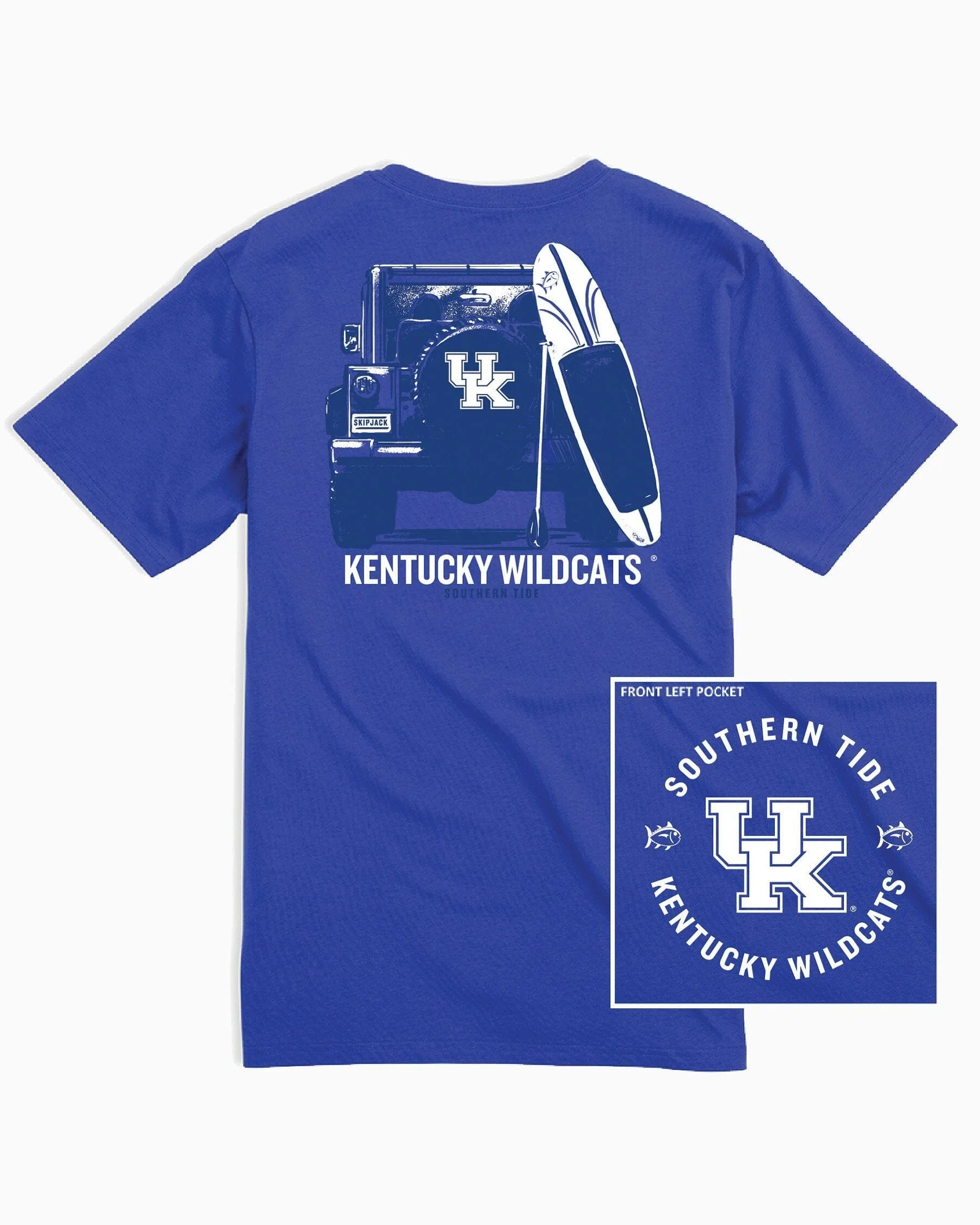 Kentucky Wildcats Road Trip Short Sleeve T-Shirt sold by Southern Tide product image thumbnail 2