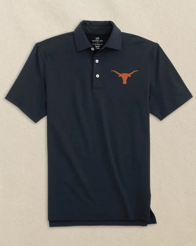 Texas Longhorns brrr°®-eeze Heather Performance Polo sold by Southern Tide