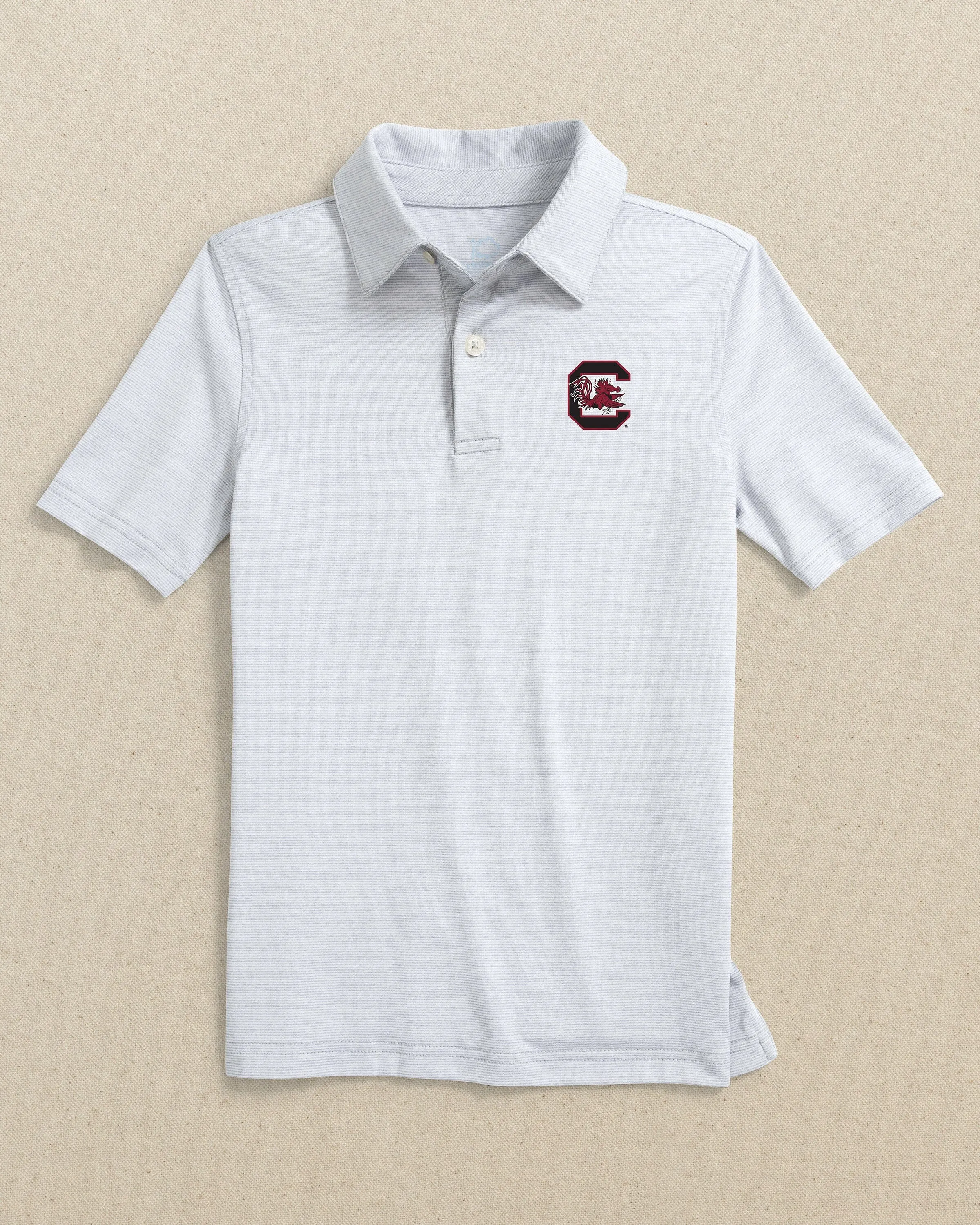 USC Gamecocks Boys Driver Spacedye Polo Shirt sold by Southern Tide