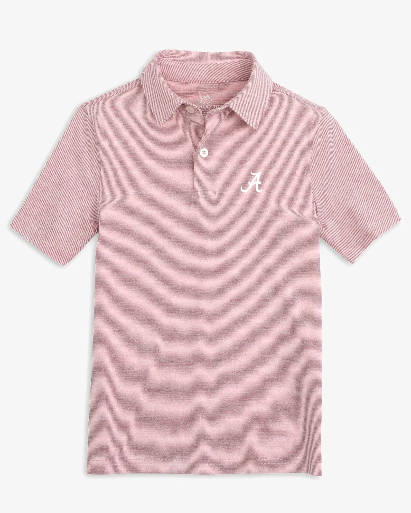 Alabama Crimson Tide Boys Driver Spacedye Polo Shirt sold by Southern Tide product image thumbnail 3
