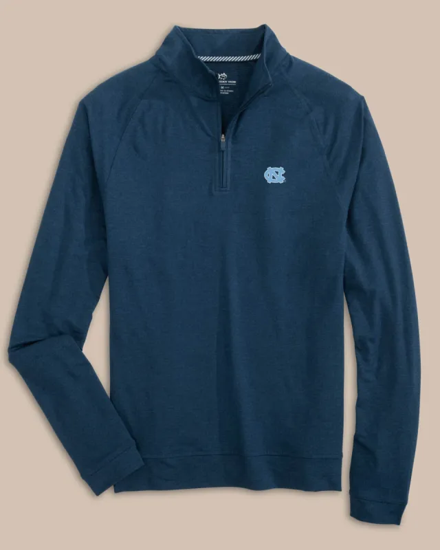 UNC Tar Heels Cruiser Heather Quarter Zip Pullover sold by Southern Tide