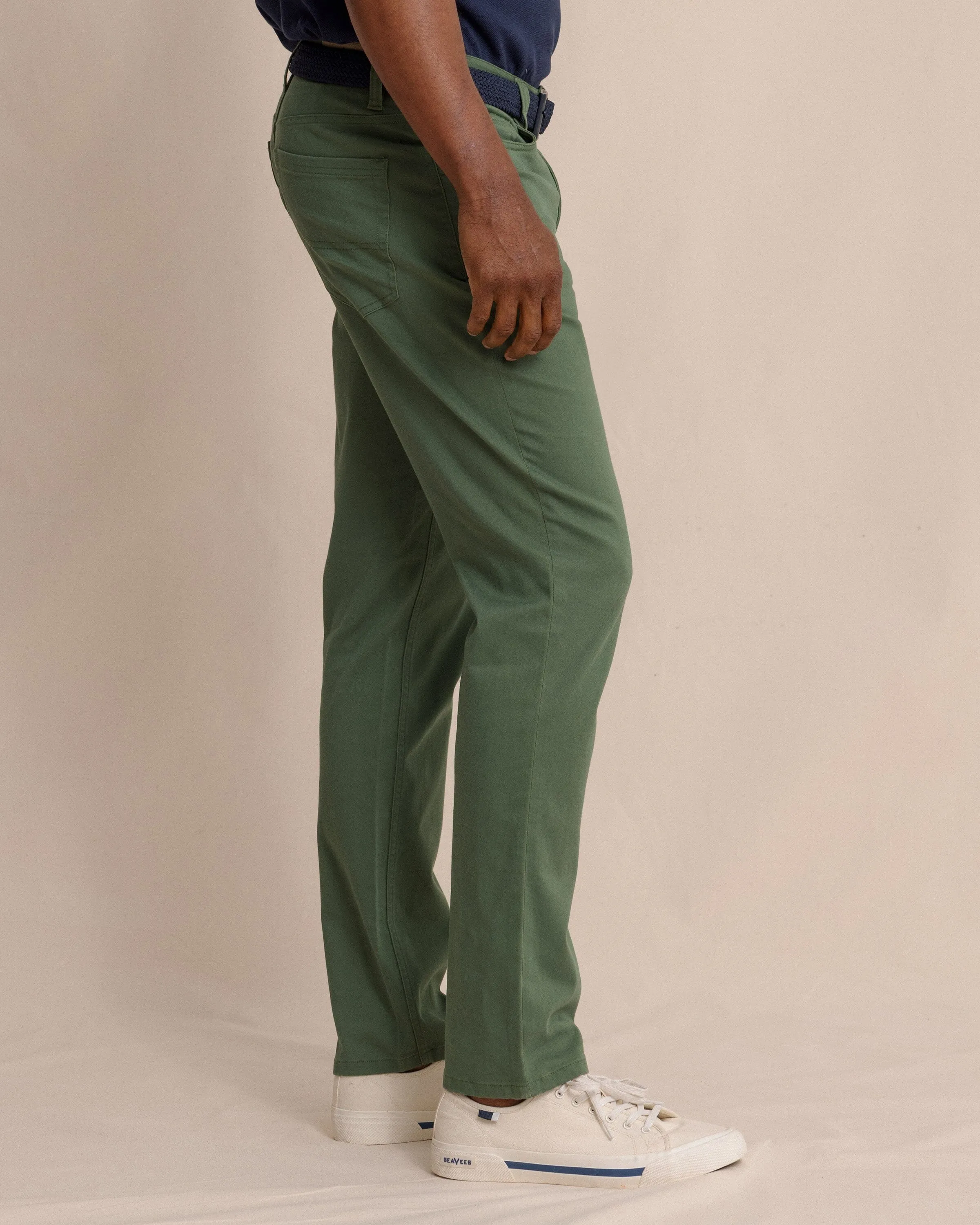 Sullivan Five Pocket Pant - Bronze Green sold by Southern Tide product image thumbnail 4
