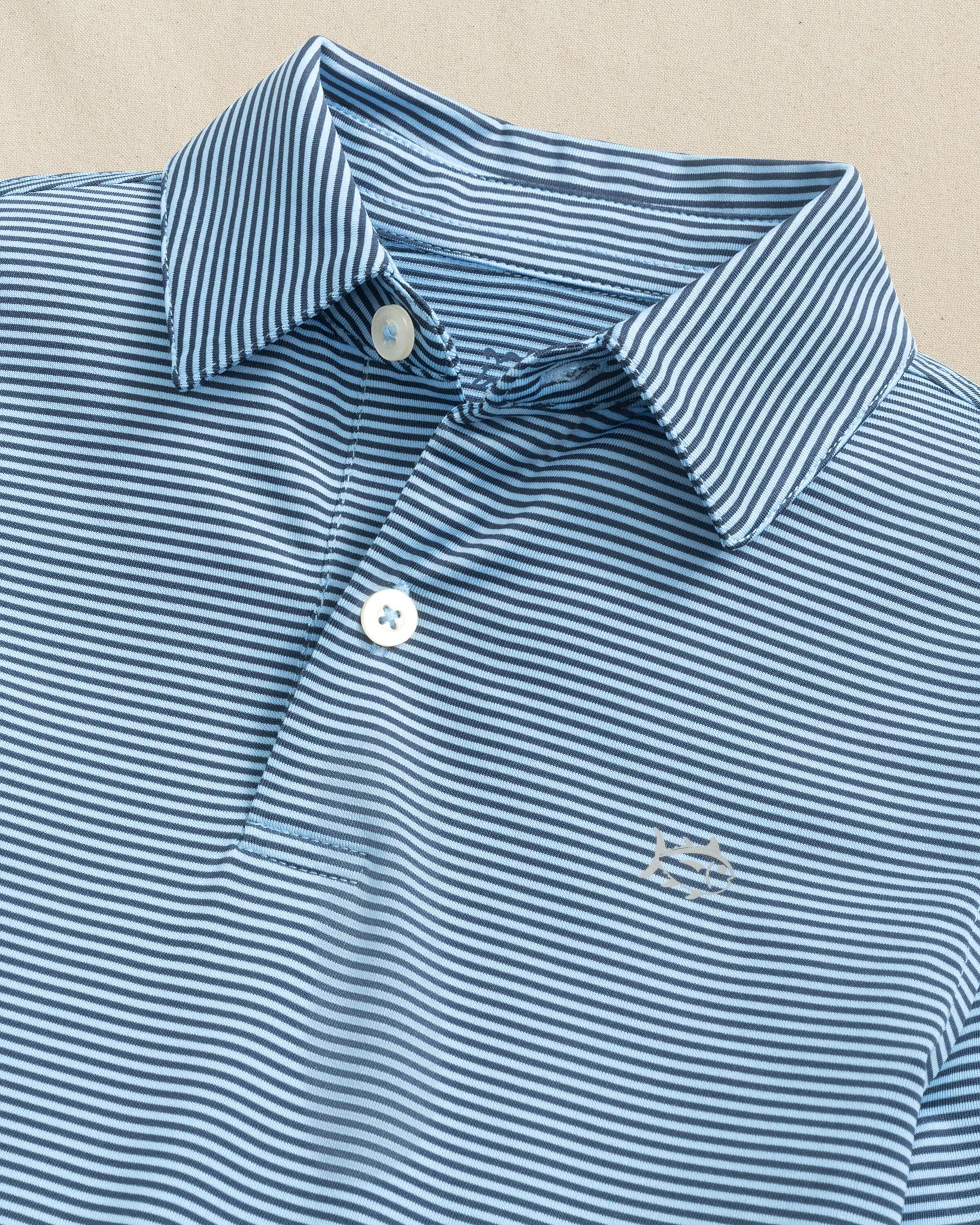 Boys Driver Meadowbrook Stripe Performance Polo sold by Southern Tide product image thumbnail 2