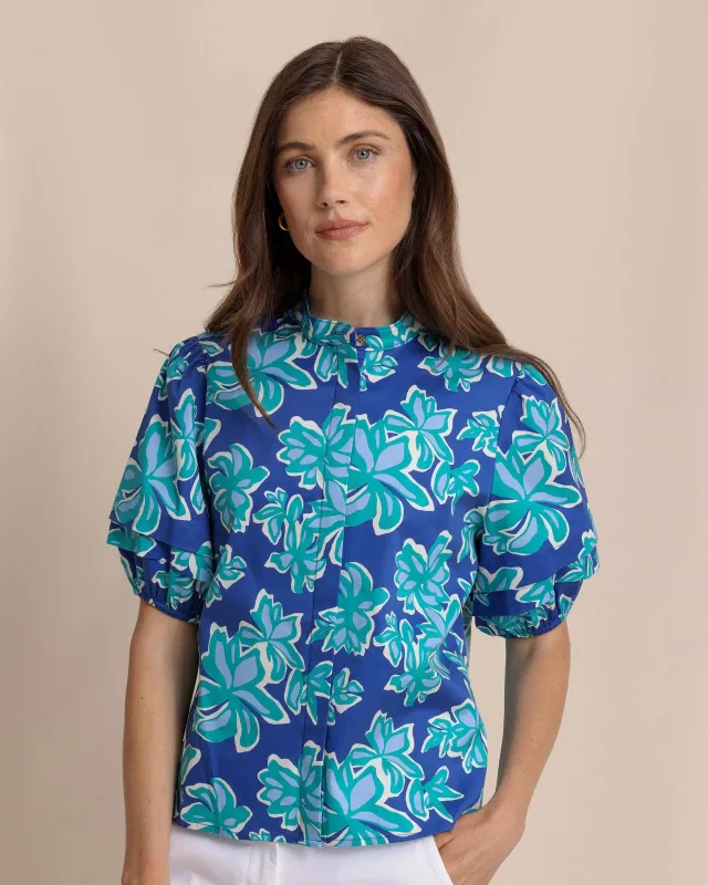 Payge Poplin Top sold by Southern Tide