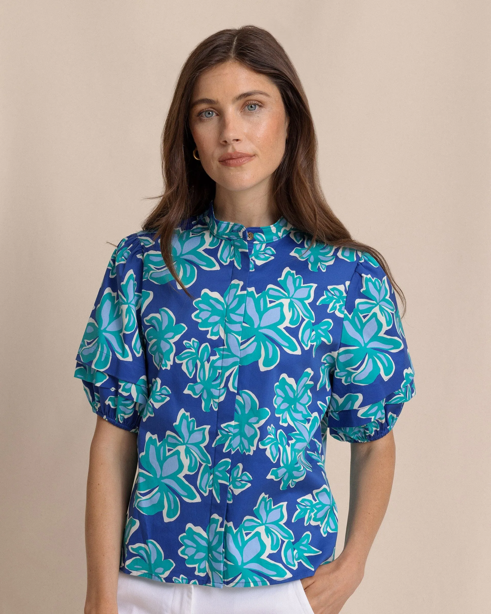 Payge Poplin Top sold by Southern Tide