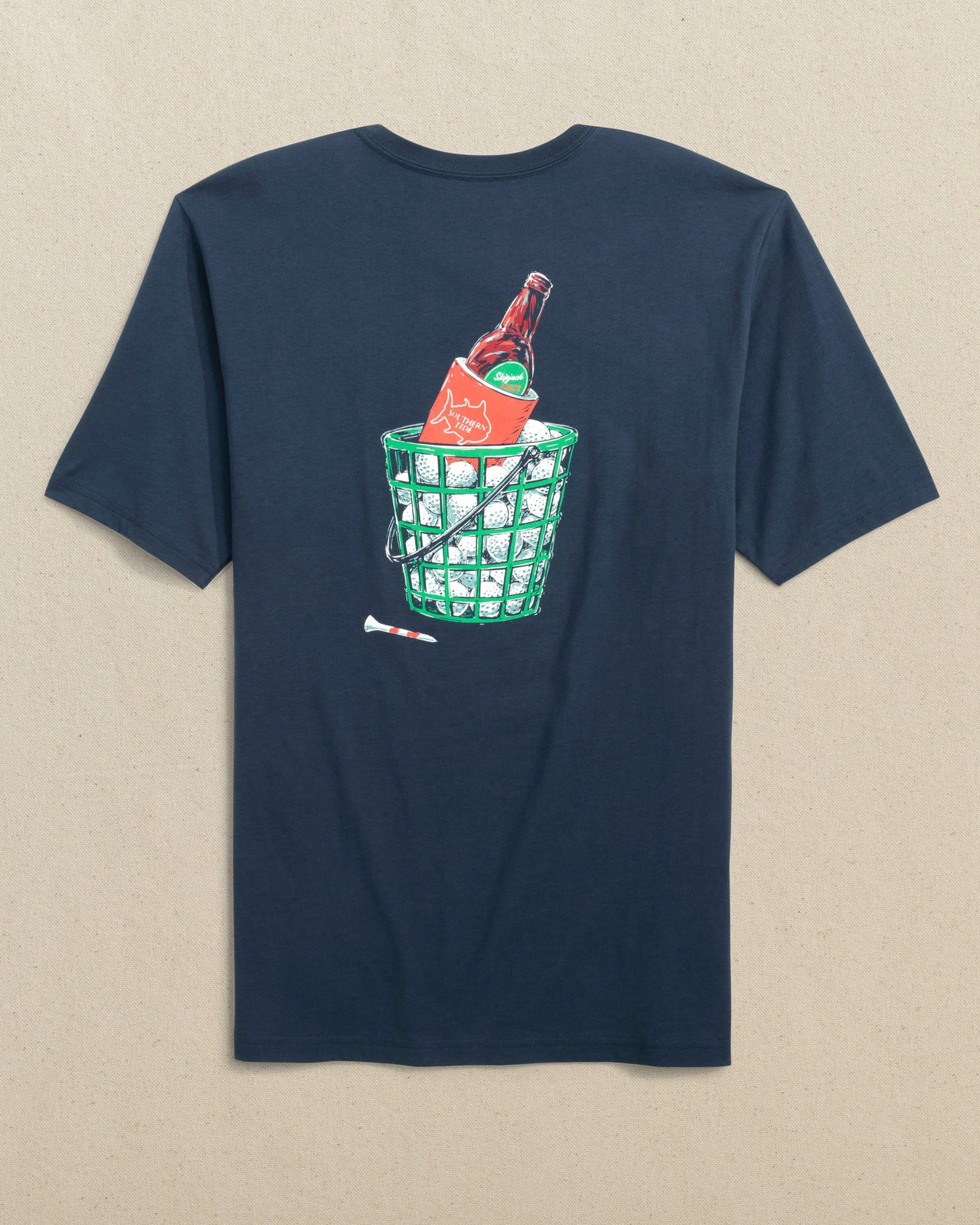 Basket of Beers Short Sleeve T-Shirt sold by Southern Tide
