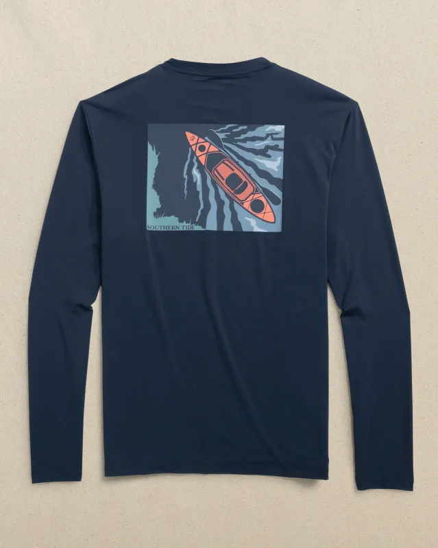 Kayak Marshview Long Sleeve Performance T-Shirt sold by Southern Tide