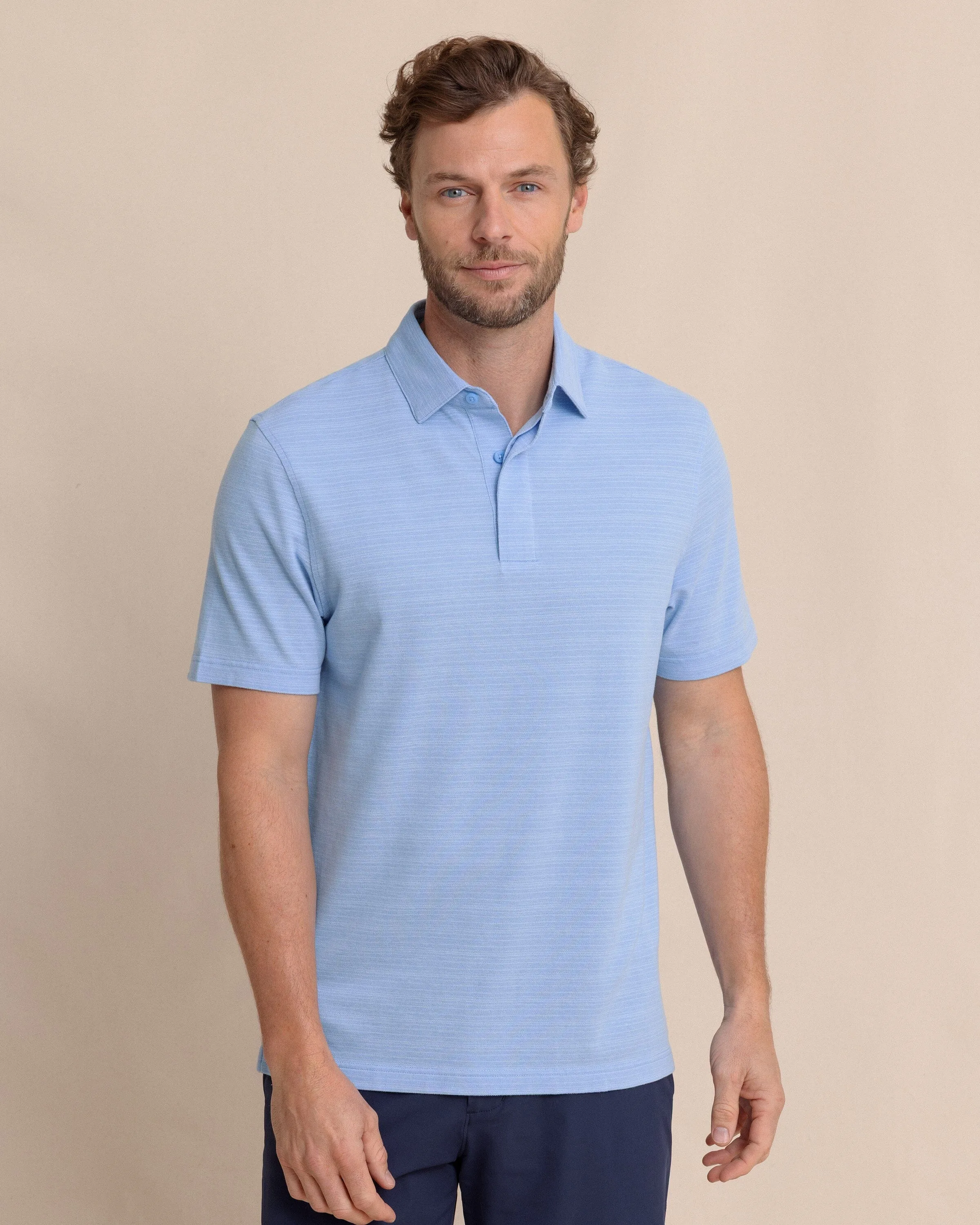 Woodland Covered Placket Polo sold by Southern Tide