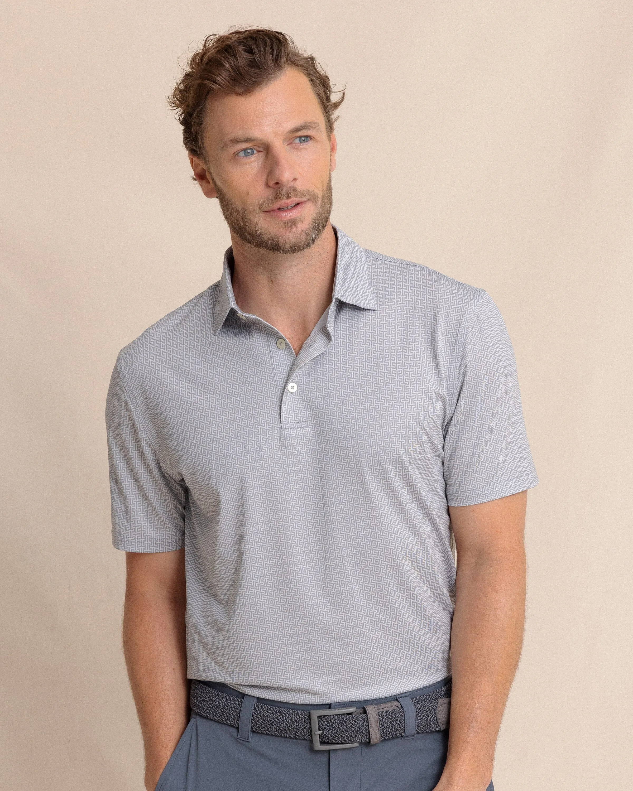 Driver ST Geo Printed Polo sold by Southern Tide product image thumbnail 3