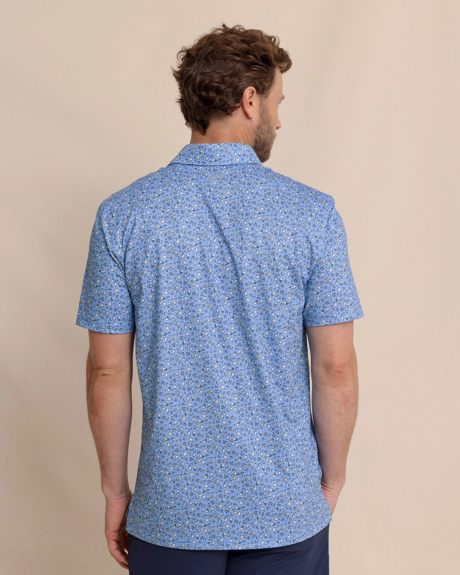 Driver I'll Have an Old Fashioned Printed Polo sold by Southern Tide product image thumbnail 5