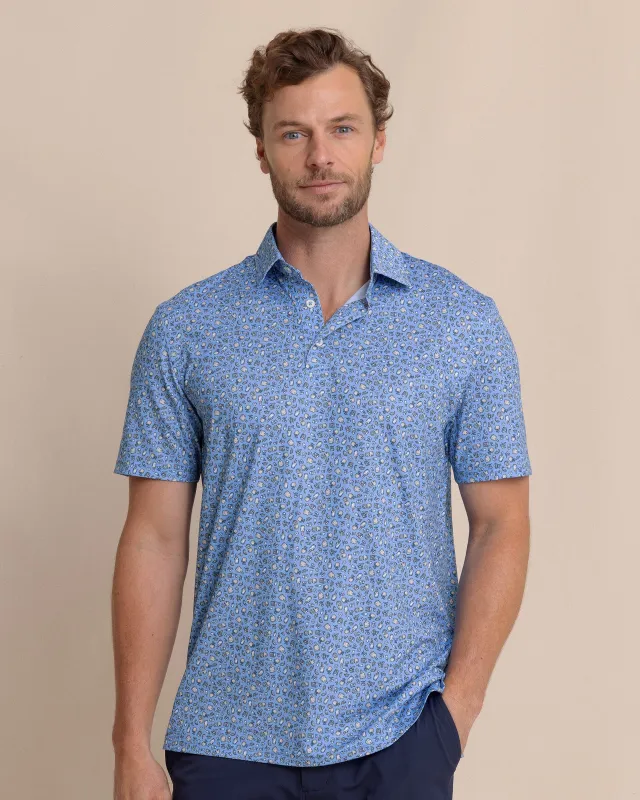 Driver I'll Have an Old Fashioned Printed Polo sold by Southern Tide