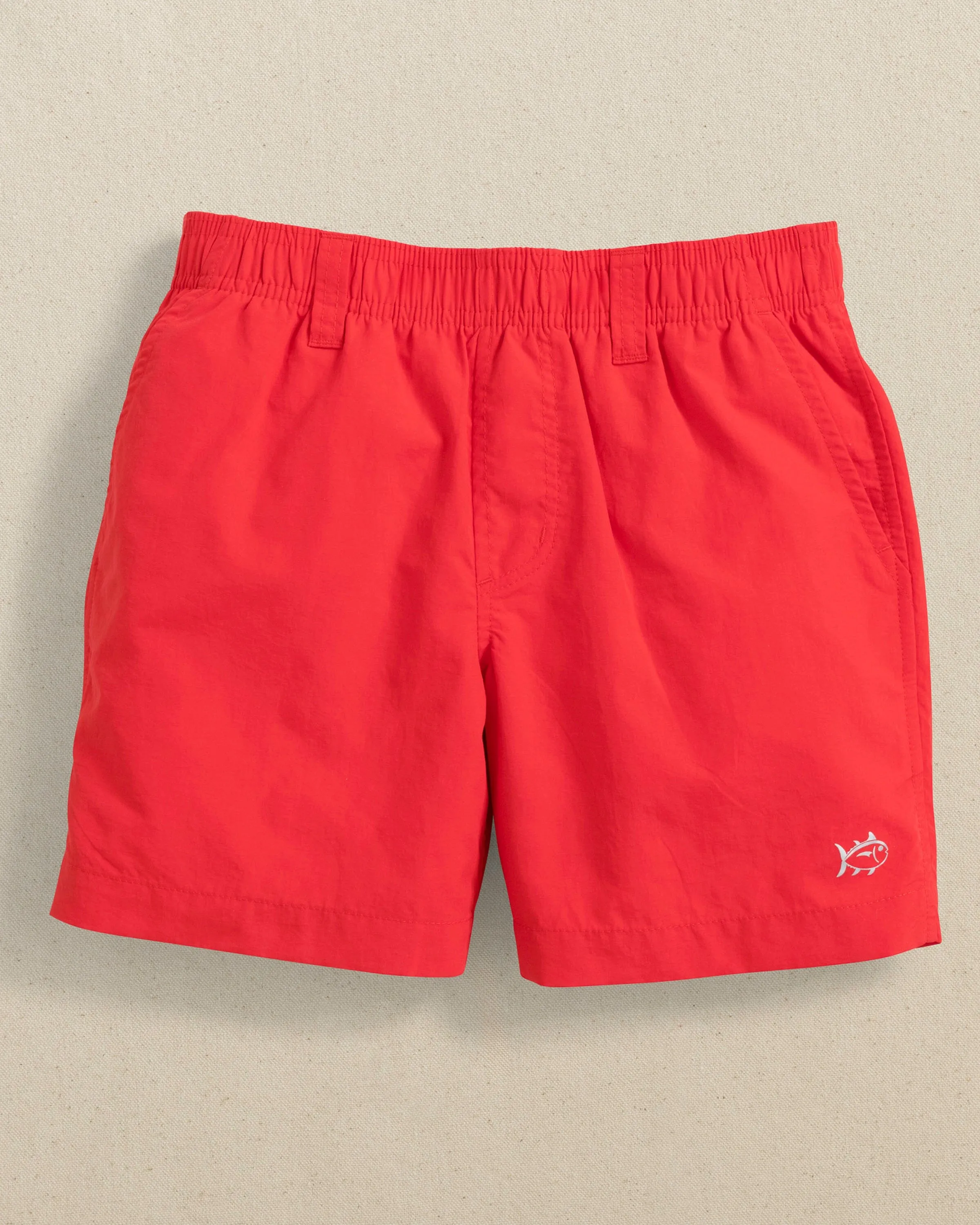 Boys Shoreline Active Short - Poppy Red sold by Southern Tide
