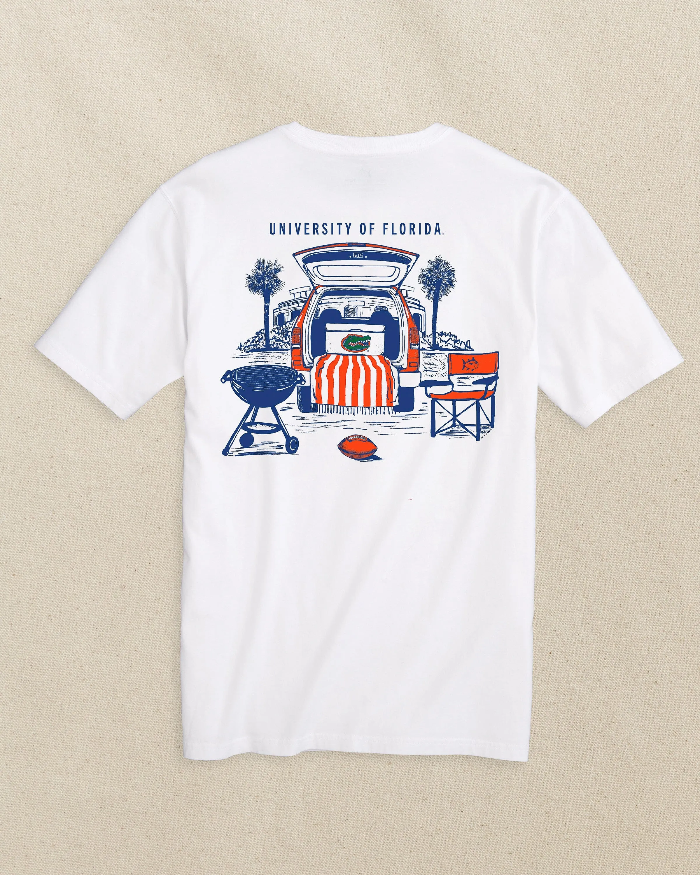 Florida Gators Stadium View Short Sleeve T-Shirt sold by Southern Tide