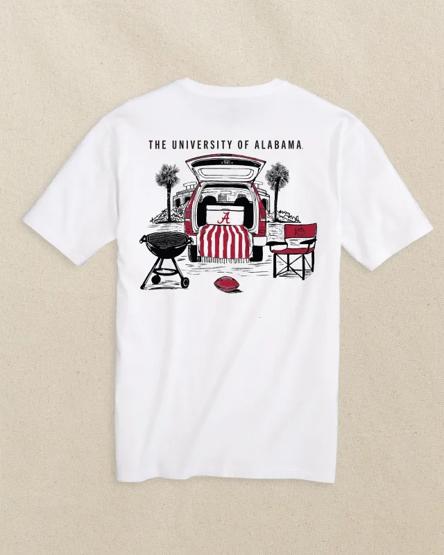 Alabama Crimson Tide Stadium View Short Sleeve T-Shirt sold by Southern Tide