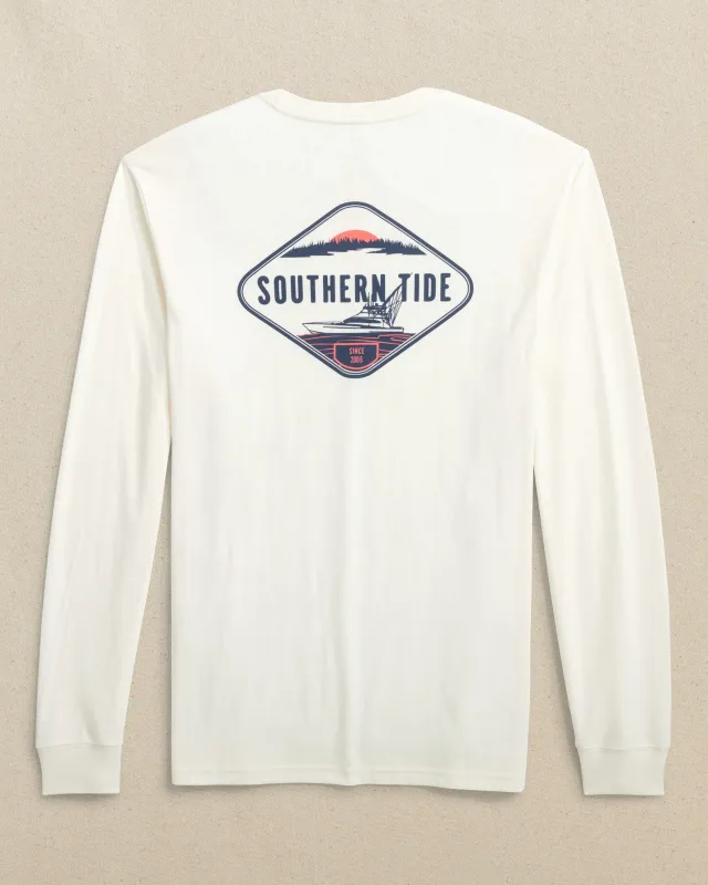 Marsh Boat Long Sleeve T-Shirt sold by Southern Tide