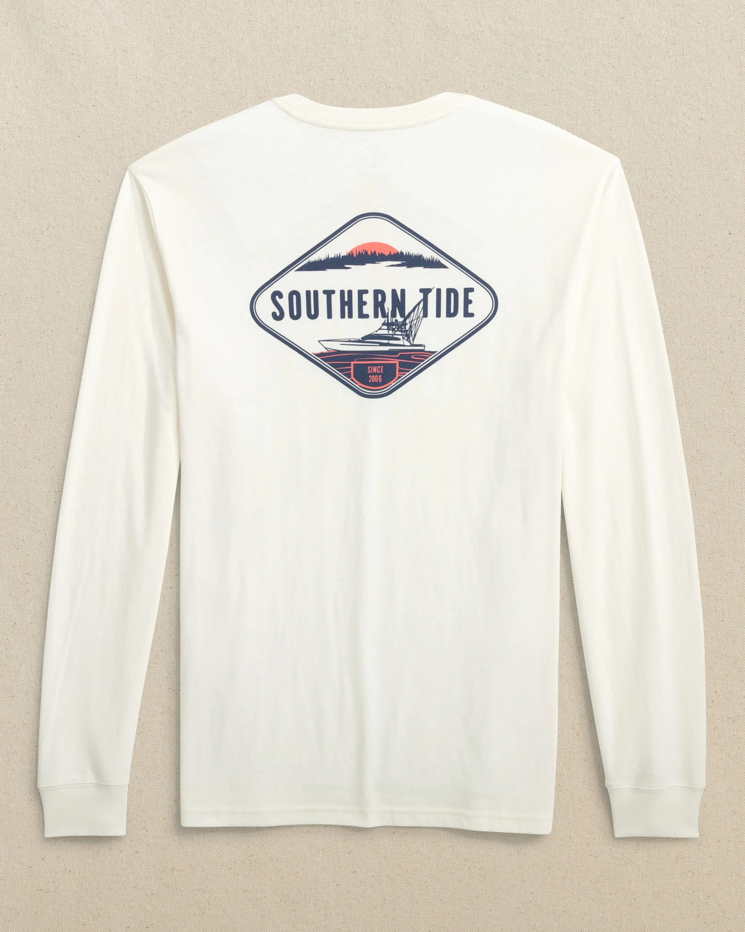Marsh Boat Long Sleeve T-Shirt sold by Southern Tide