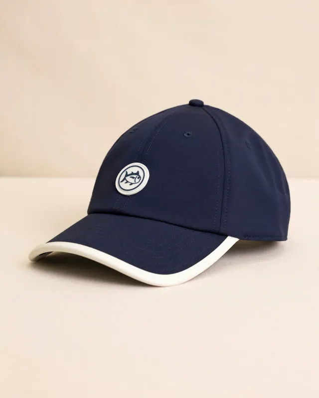 Rubber Skipjack Patch Performance Hat sold by Southern Tide