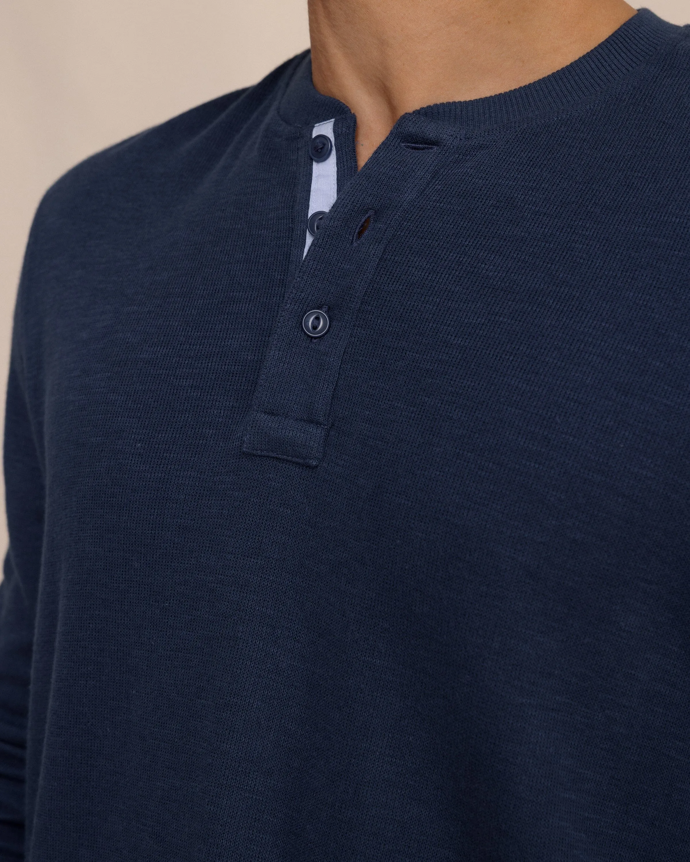 Riveroak Rib Knit Henley sold by Southern Tide product image thumbnail 4