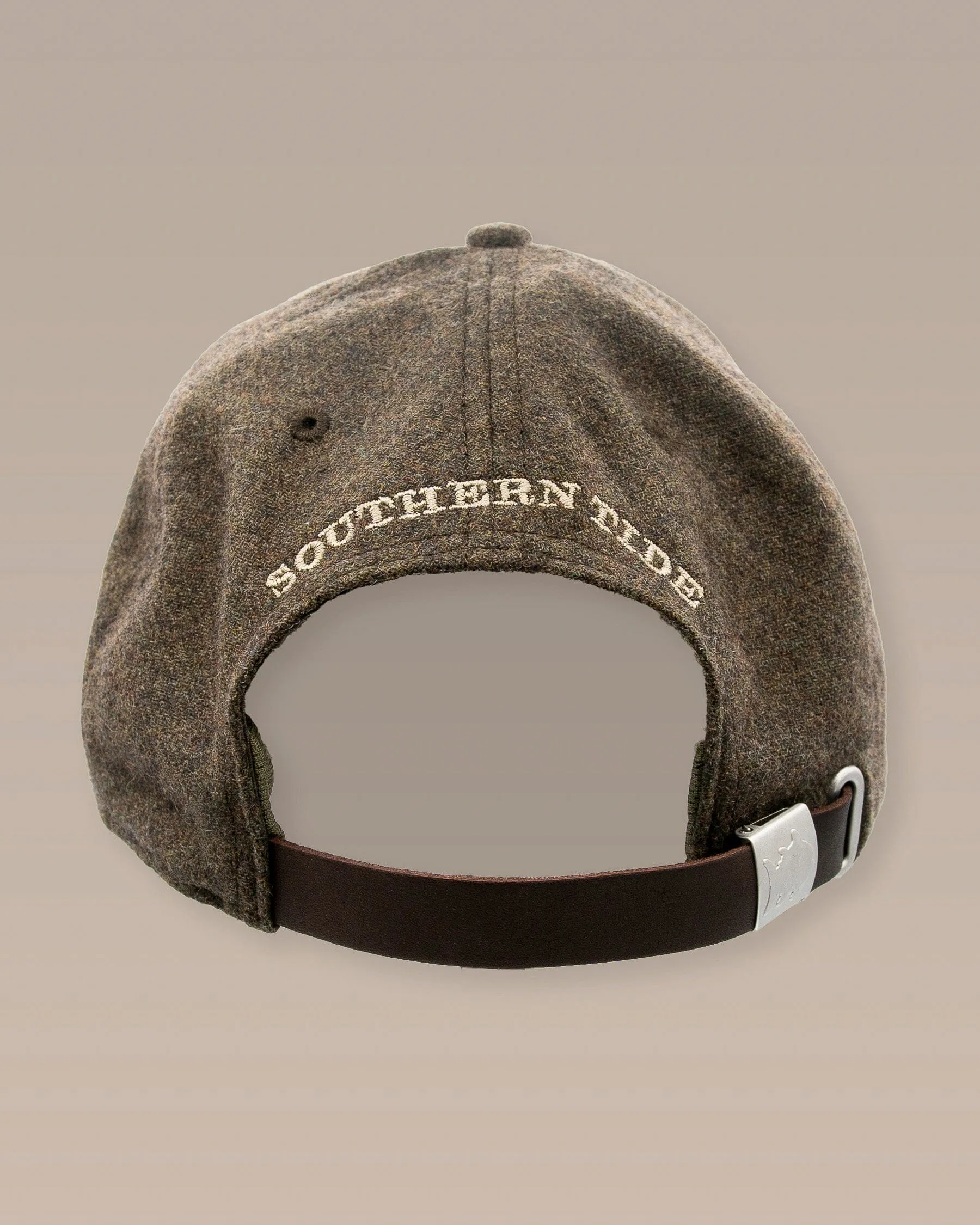 Skipjack Wool Leather Strap Hat - Sage sold by Southern Tide product image thumbnail 4