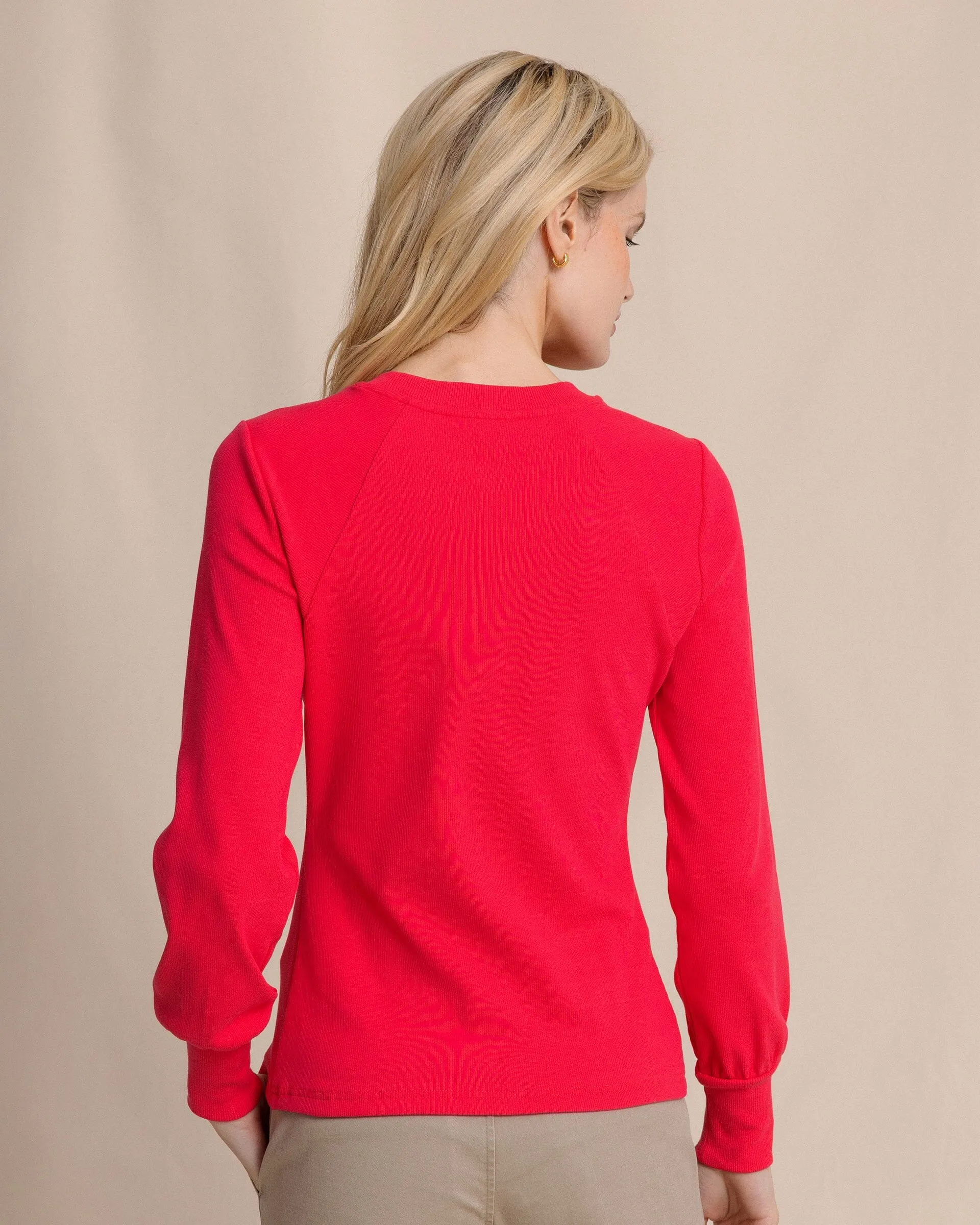 Molley Long Sleeve Rib Top sold by Southern Tide product image thumbnail 2