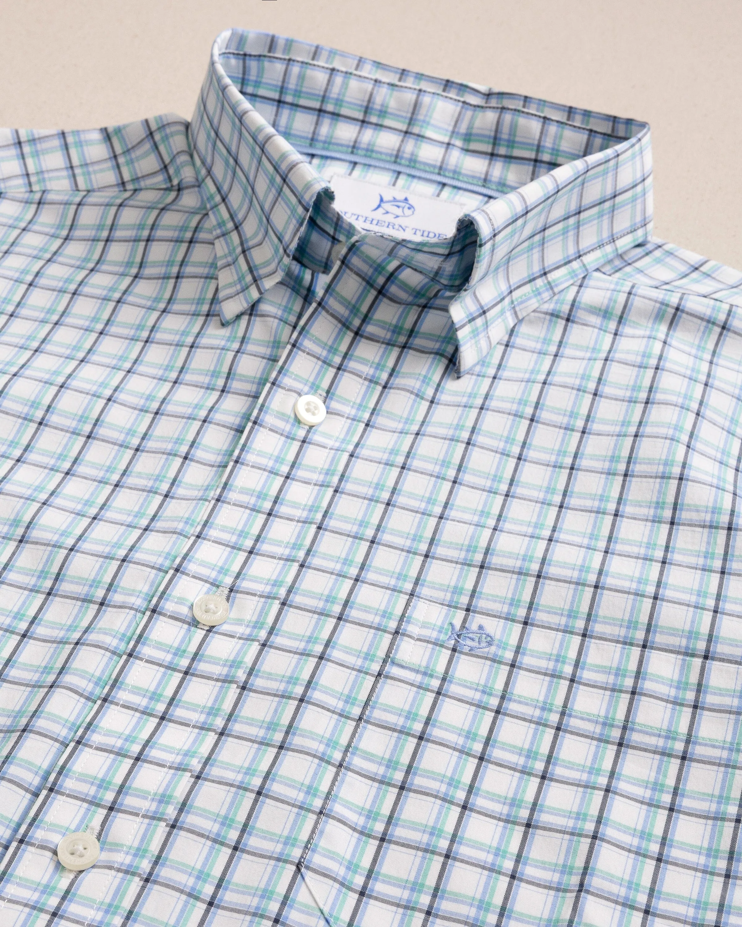 Sawmill Plaid Charleston Sport Shirt sold by Southern Tide product image thumbnail 5