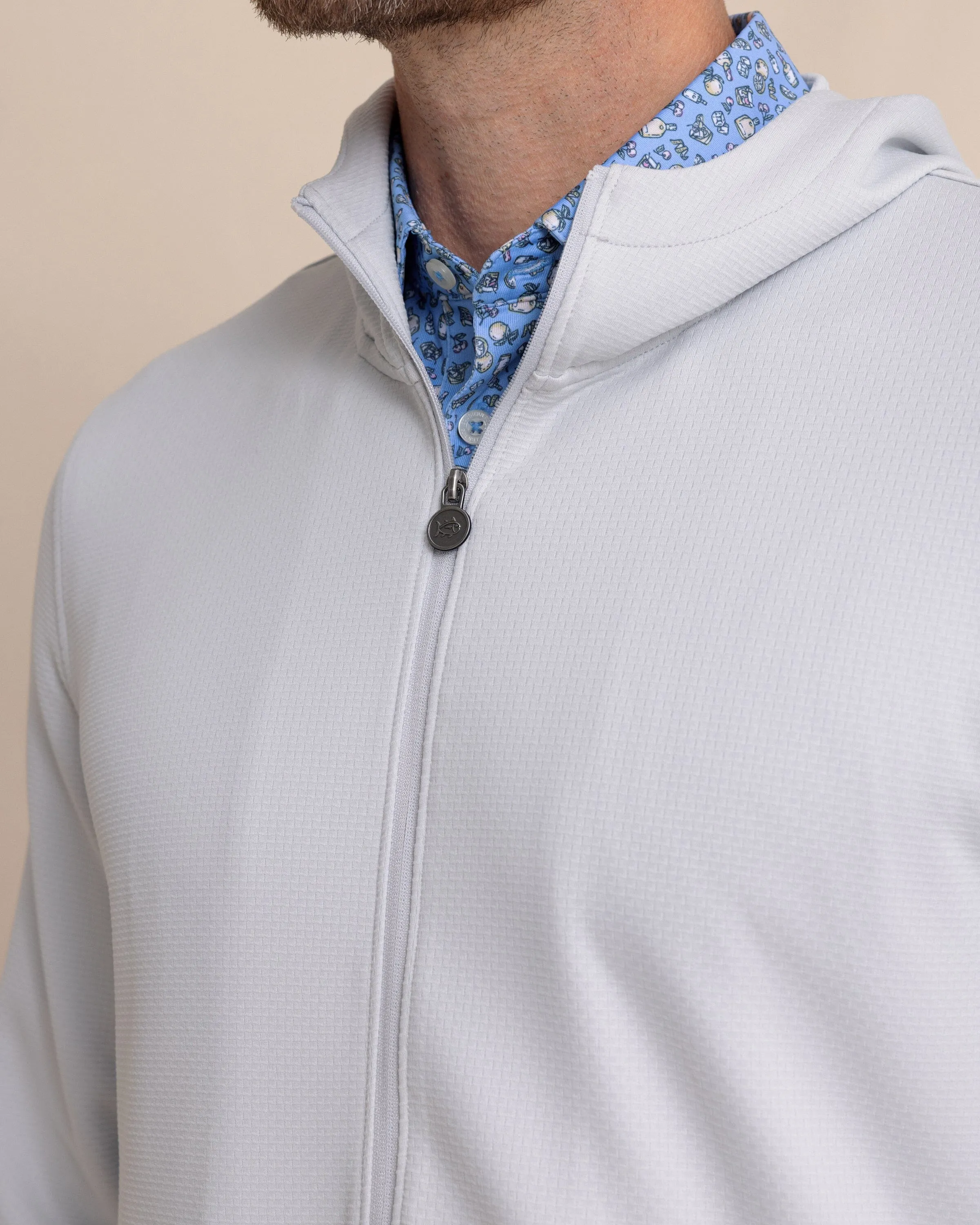 Schooner Full-Zip Hoodie - Silver Lake sold by Southern Tide product image thumbnail 4