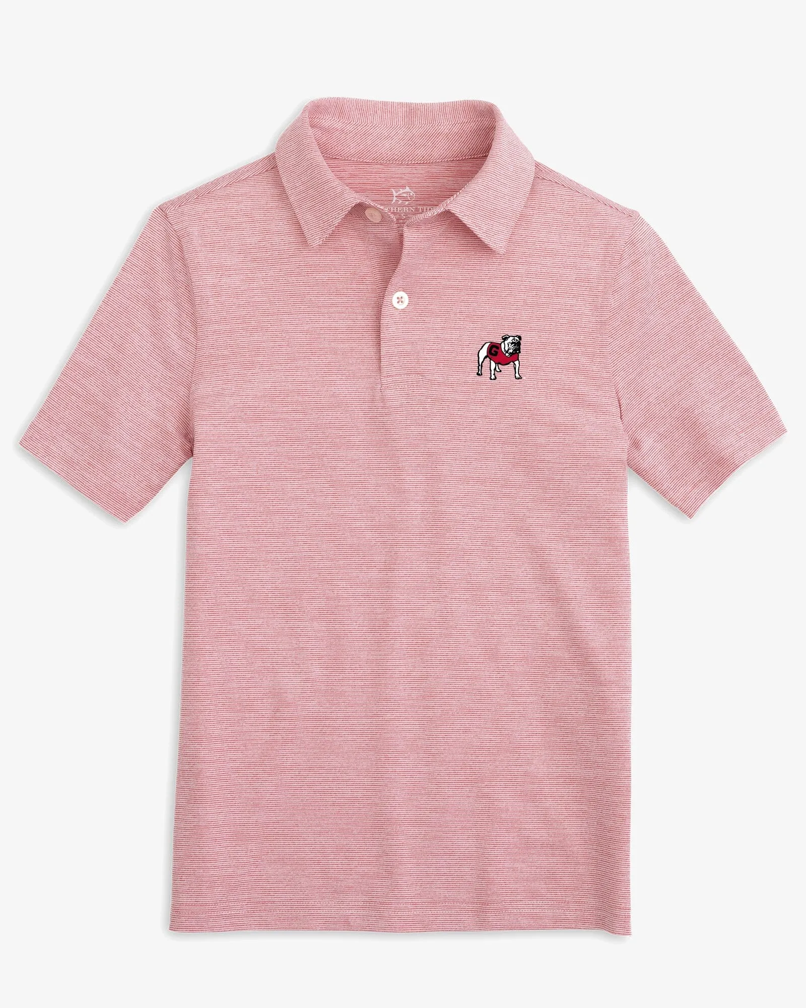 Georgia Bulldogs Boys Driver Spacedye Polo Shirt sold by Southern Tide product image thumbnail 3
