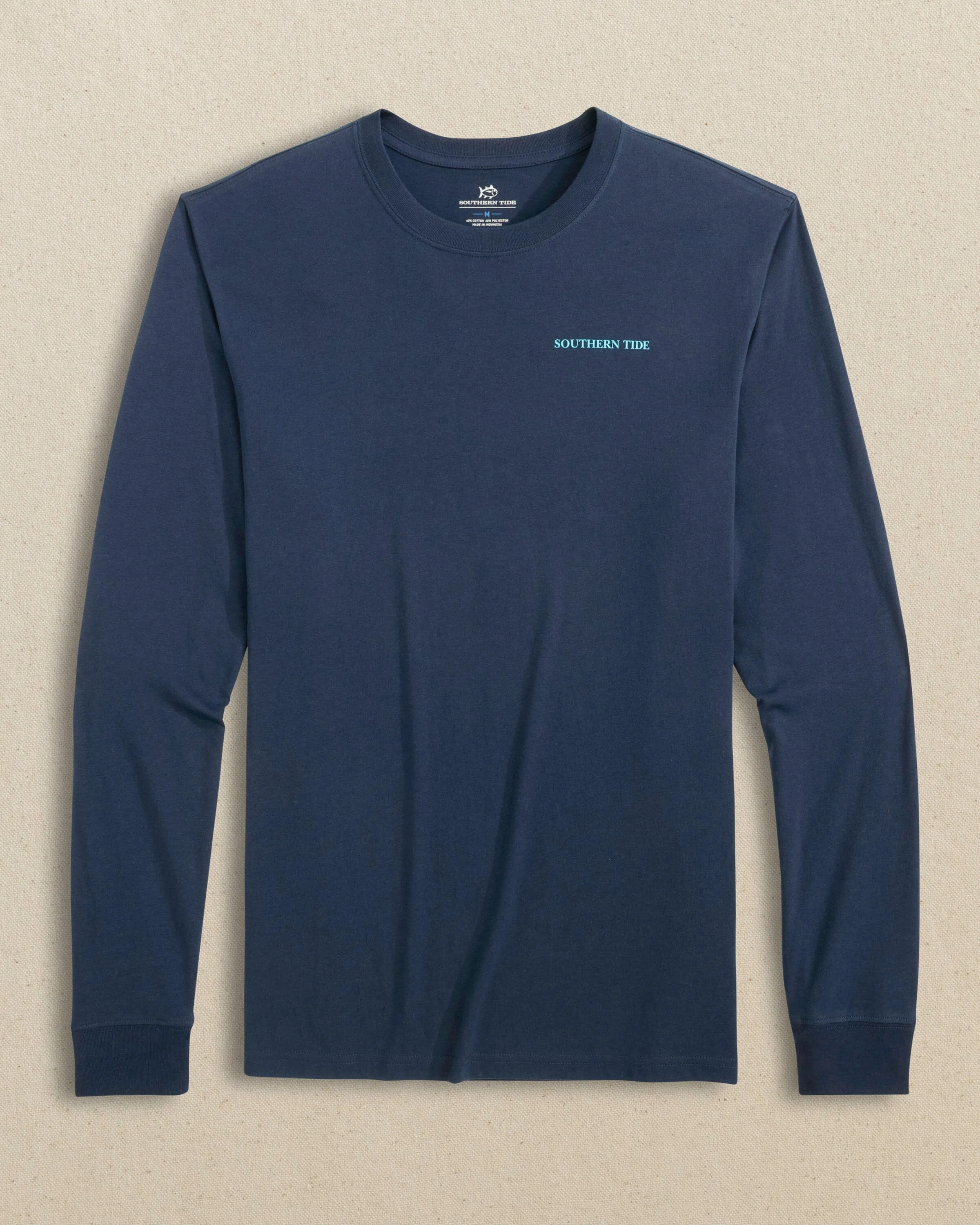 ST Message in a Bottle Long Sleeve T-Shirt sold by Southern Tide product image thumbnail 3