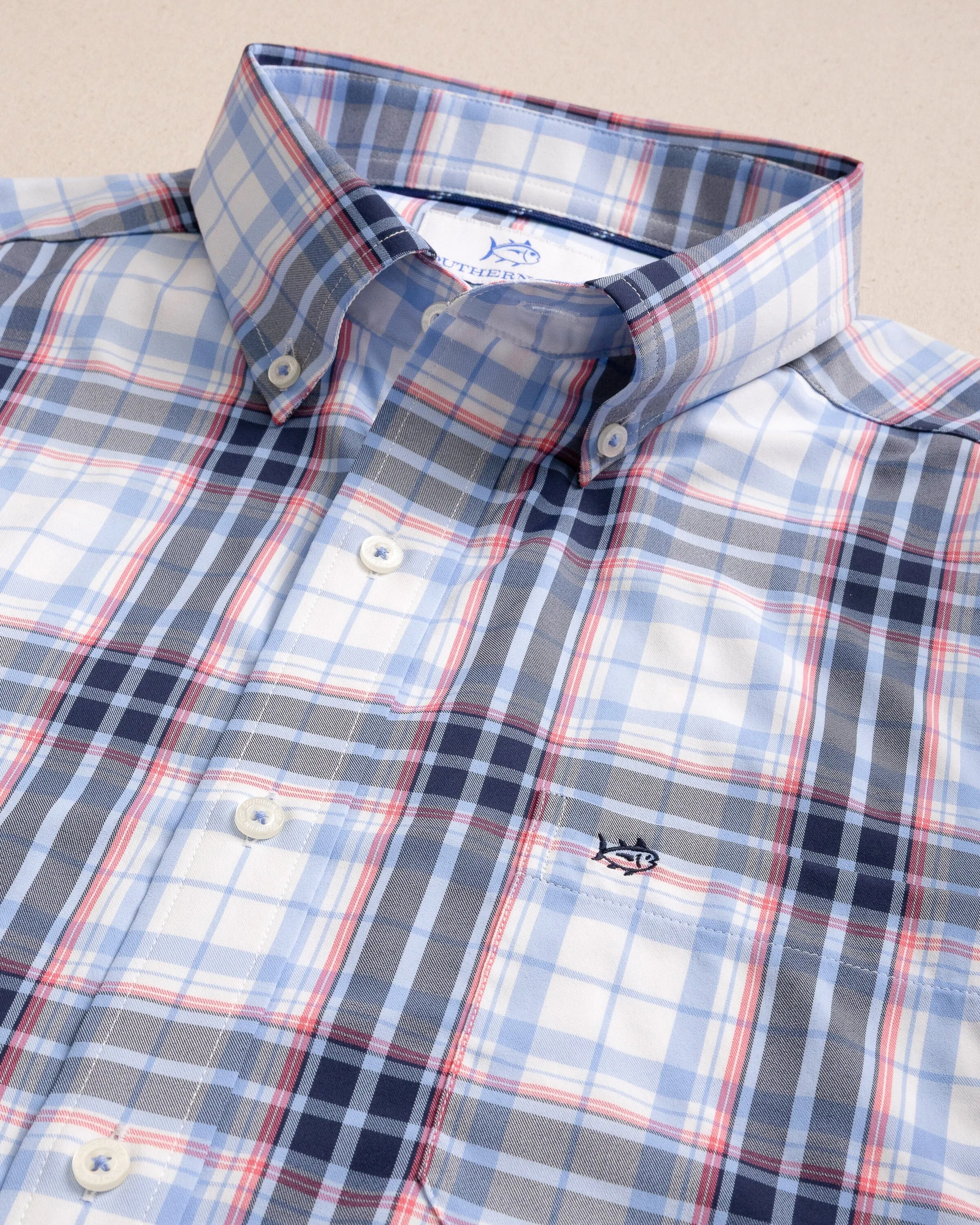 Willowbrook Plaid Intercoastal Sport Shirt - Ocean Channel sold by Southern Tide product image thumbnail 4