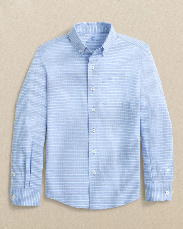 Boys Crofton Plaid Charleston Sport Shirt sold by Southern Tide