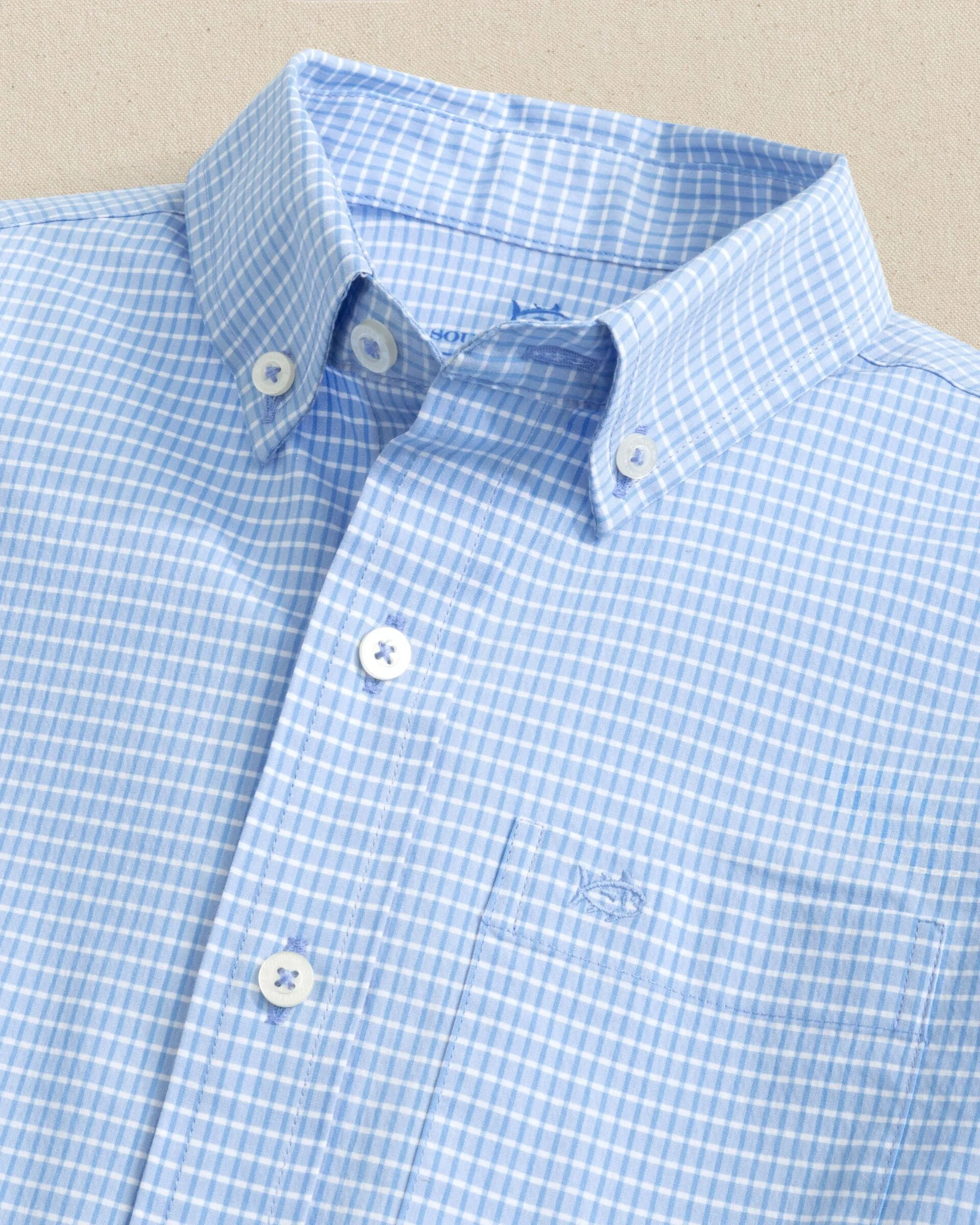 Boys Crofton Plaid Charleston Sport Shirt sold by Southern Tide product image thumbnail 2