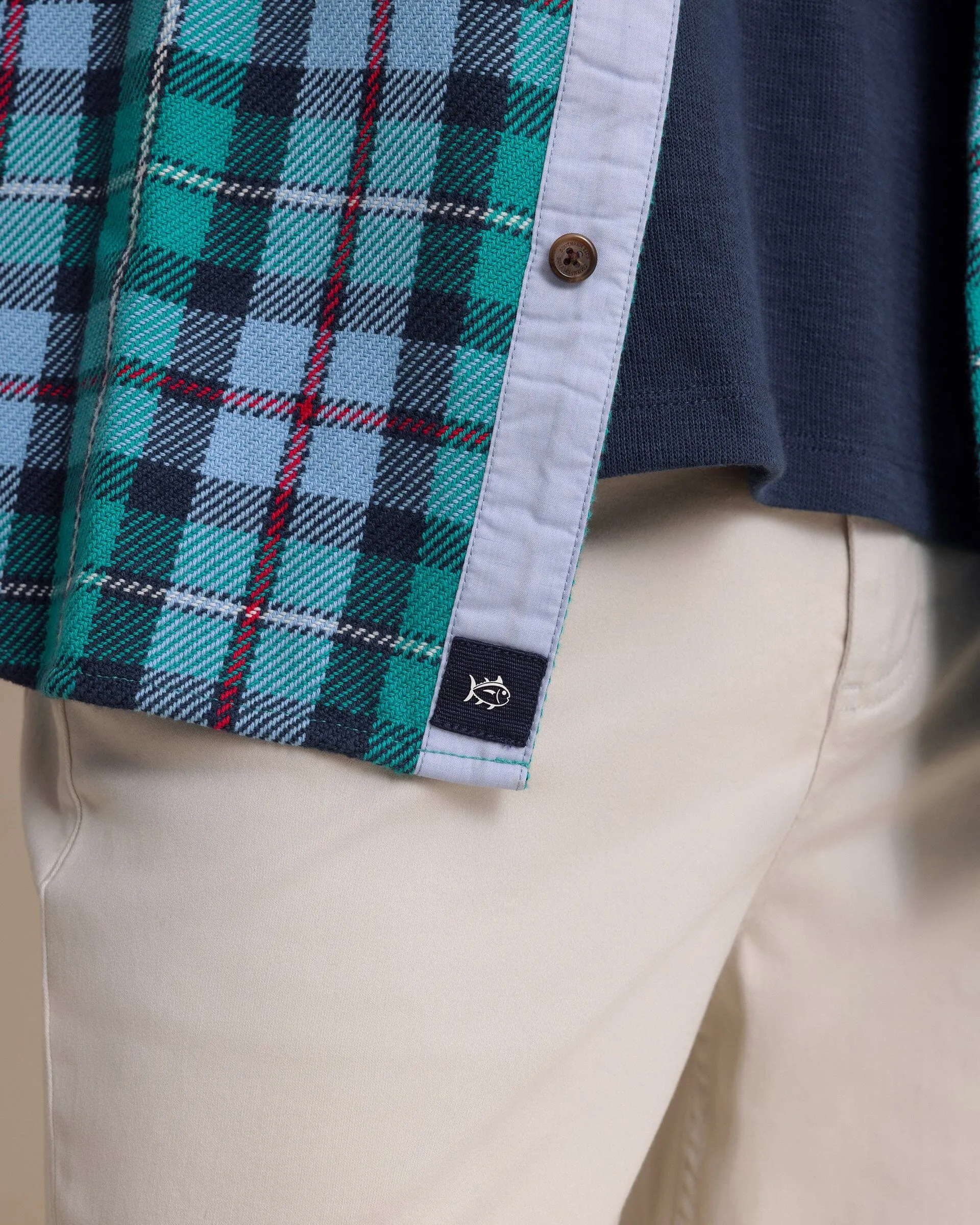 Beach Bluff Plaid Twill Shirt sold by Southern Tide product image thumbnail 5