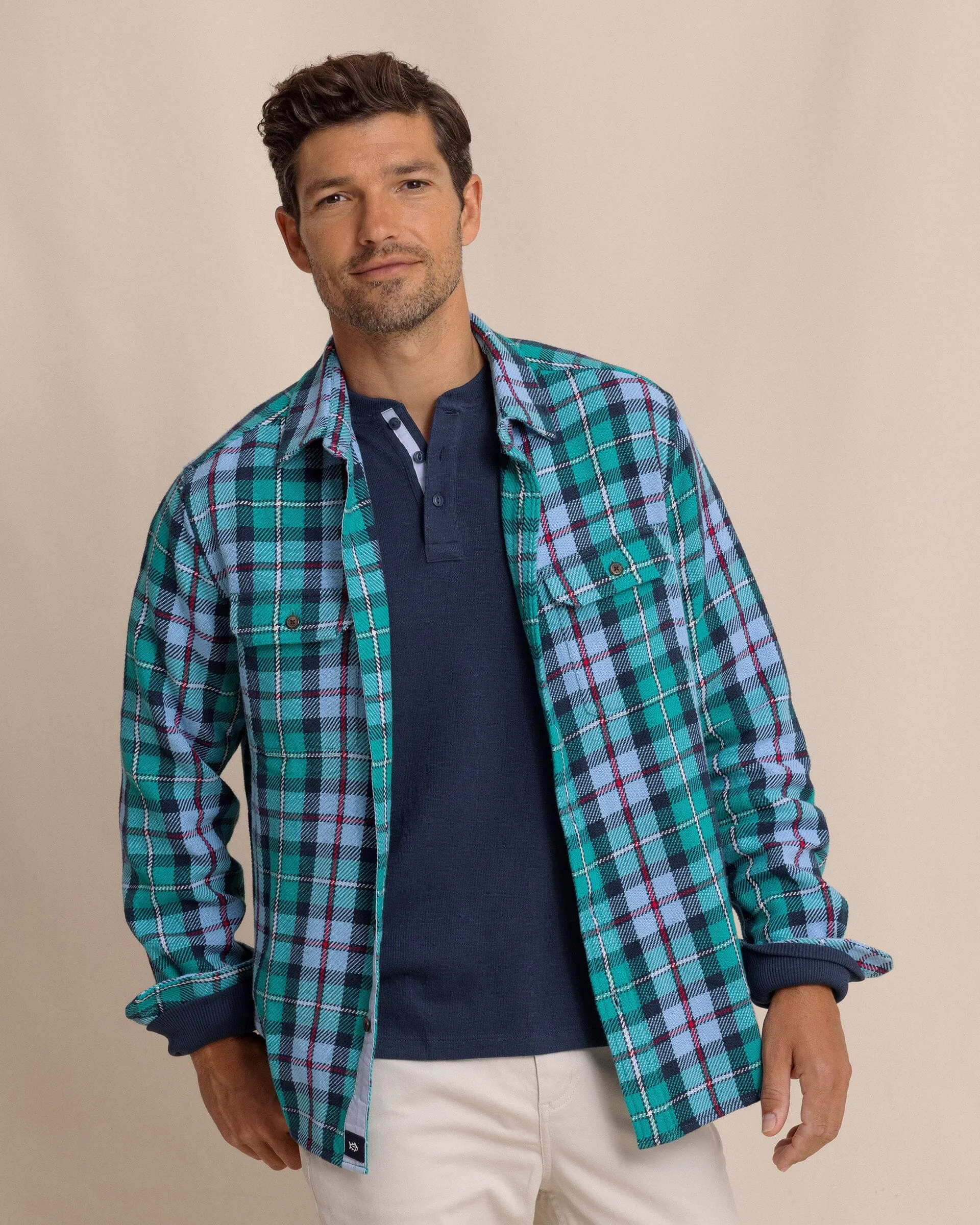 Beach Bluff Plaid Twill Shirt sold by Southern Tide product image thumbnail 3